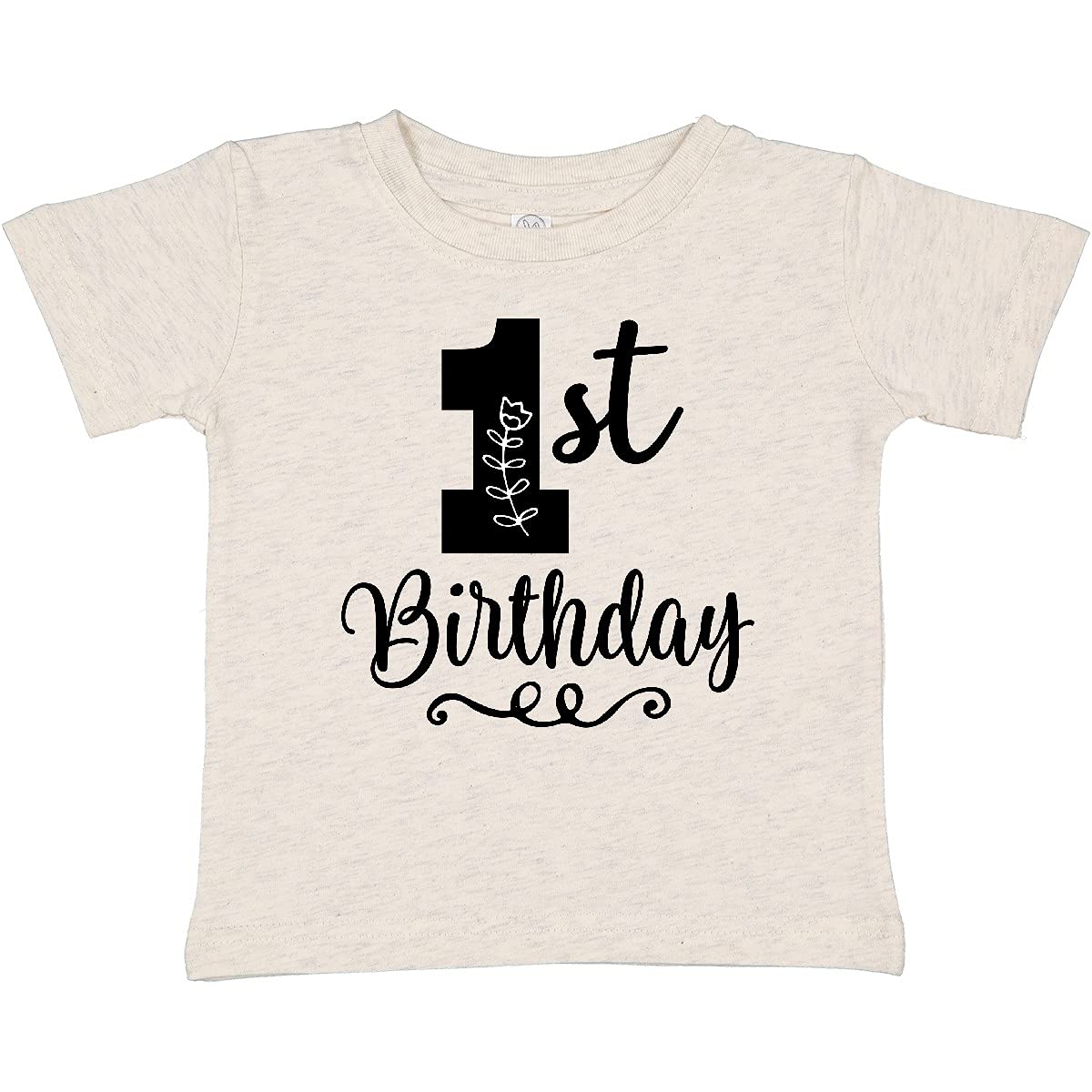 1st Birthday T-Shirt for 1 Year Old Girls | Cute Baby Outfit for Birthday Party & Photo Shoots | Inktastic