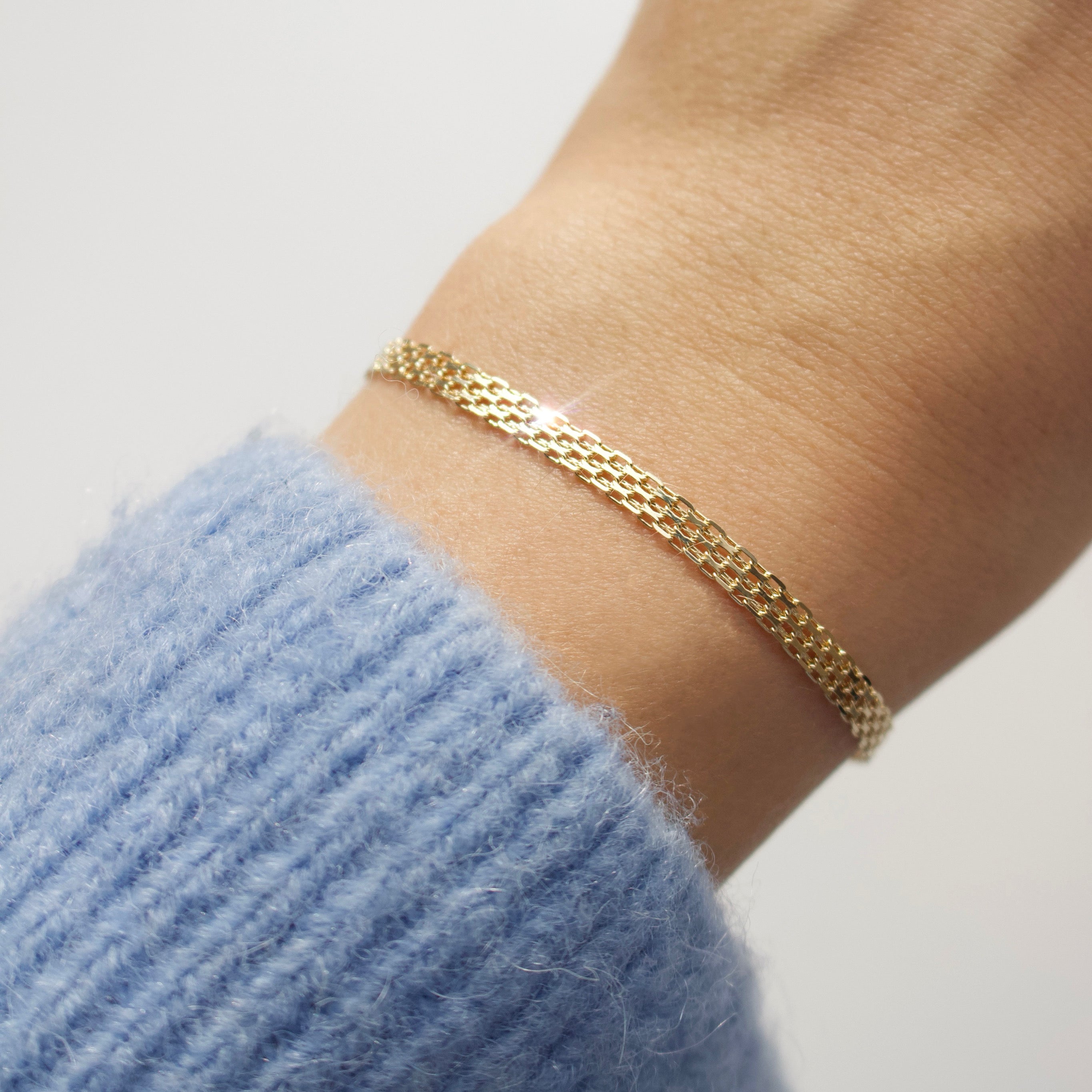 Braided Bismark Chain Bracelet for Women - Elegant Gold & Silver Jewelry for Everyday Wear, Gifts & Special Occasions