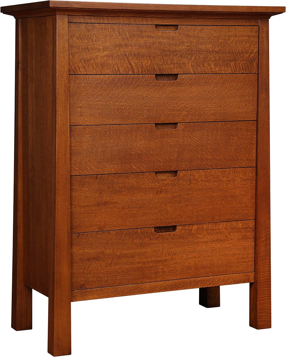 Park Slope Tall Chest - 6-Drawer Solid Wood Dresser for Bedroom, Living Room & Office Storage - Modern & Spacious Organizer for Clothes, Linens & Essentials