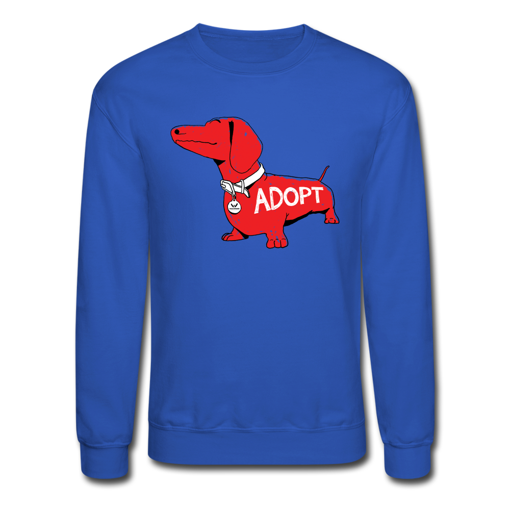 Big Red Dog Crewneck Sweatshirt - Soft Cotton Pullover Hoodie for Men & Women | Perfect for Casual Wear, Lounge & Outdoor Activities