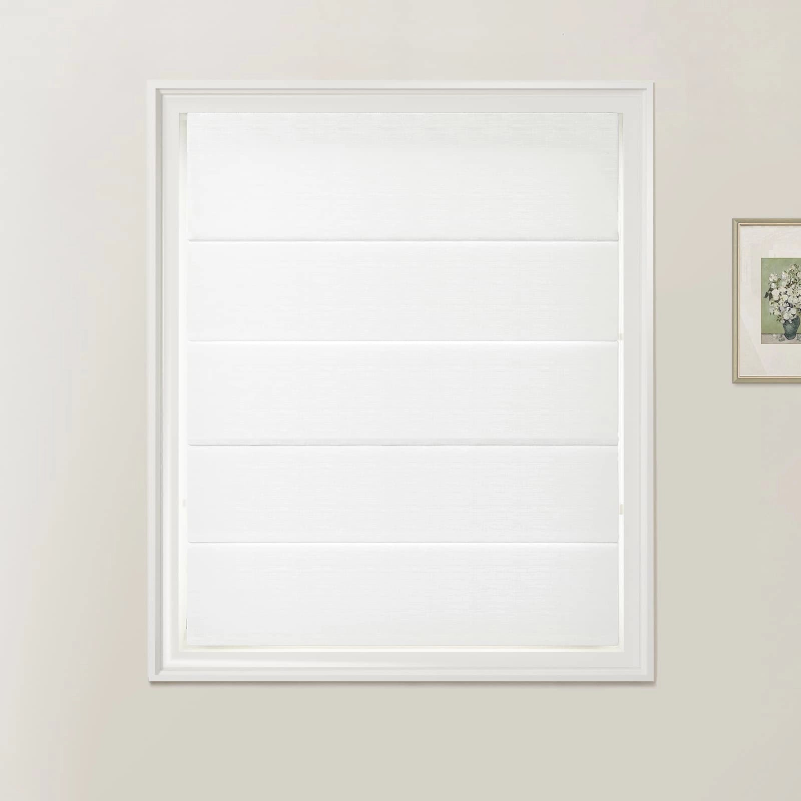 Custom Zebra Roman Blind Cord Lift - Blackout Window Shades for Home & Office - Easy Installation & Light Control