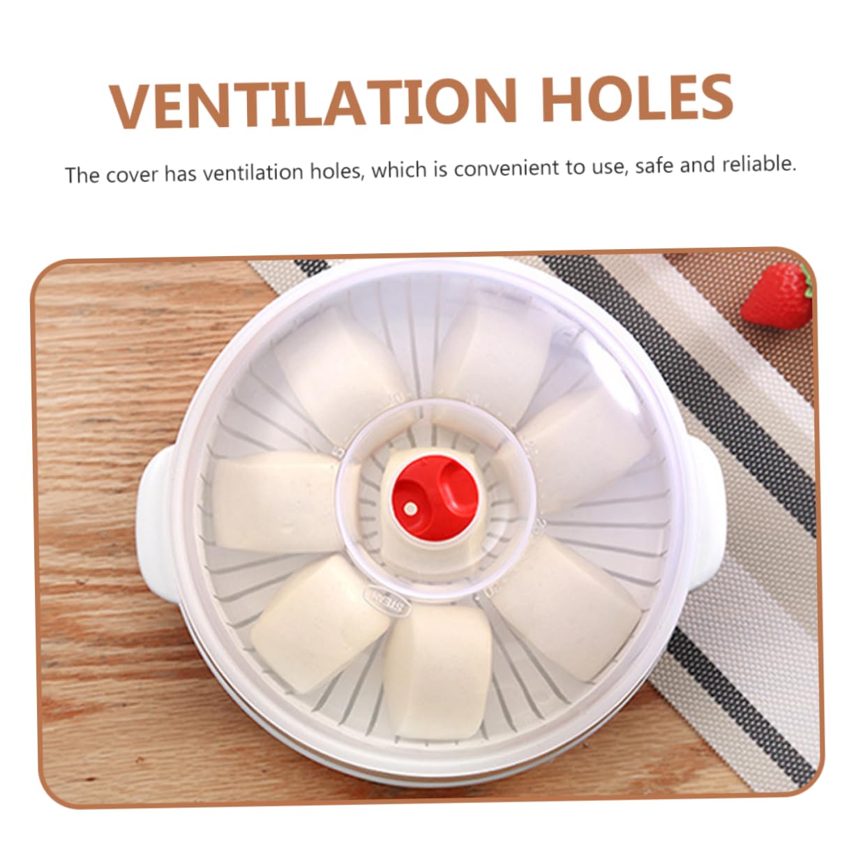 HEMOTON Microwave Steamer for Vegetables & Rice - BPA-Free Plastic Food Steamer Cookware for Healthy Cooking | Perfect for Meal Prep, Reheating Leftovers & Quick Veggie Side Dishes