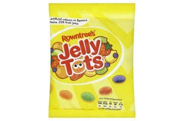 Rowntree's Jelly Tots Candy - 12 Pack of 160g Share Bags | Fruity Soft Chewy Sweets | Perfect for Parties, Movie Nights & Lunchbox Treats