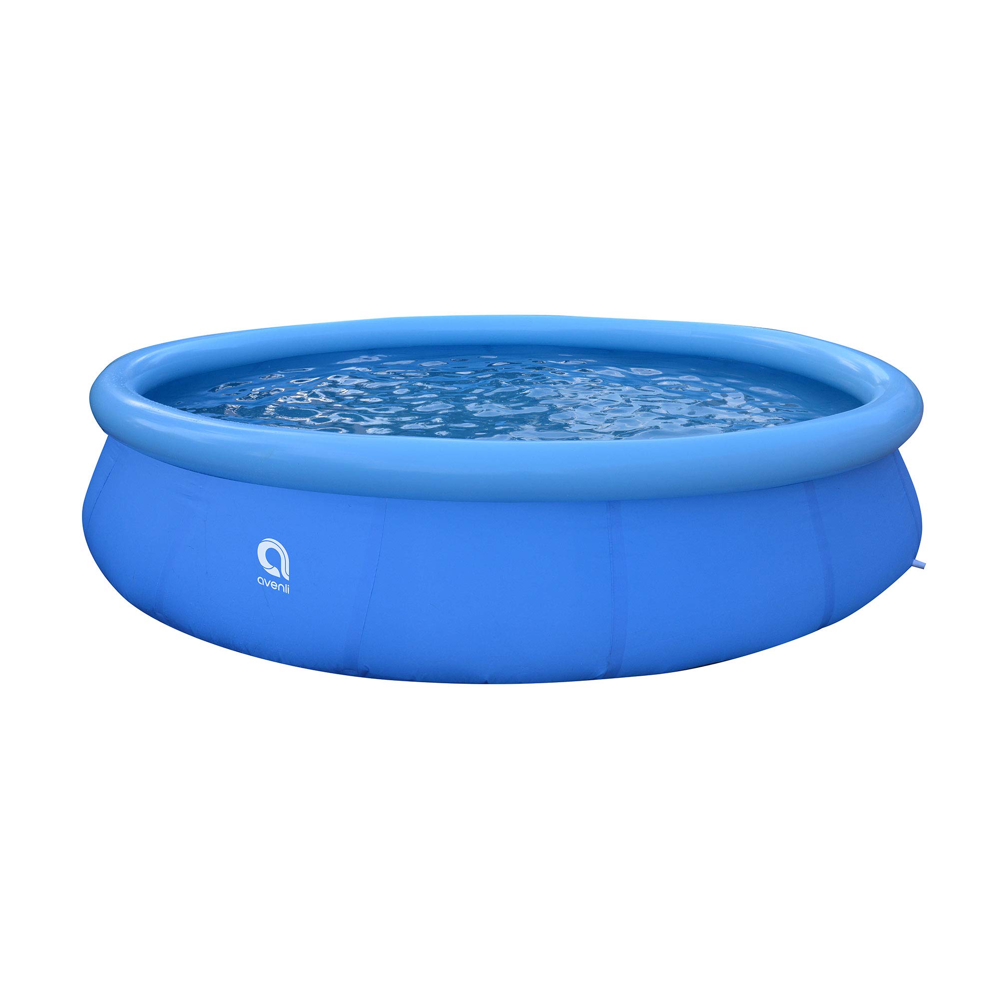 JLeisure Avenli 17811US 15ft x 36in Inflatable Above Ground Swimming Pool for Kids & Adults - 3-5 Person Capacity, Quick Setup, Outdoor Backyard Water Play - Perfect for Summer Fun, Family Gatherings & Backyard Parties (Blue)