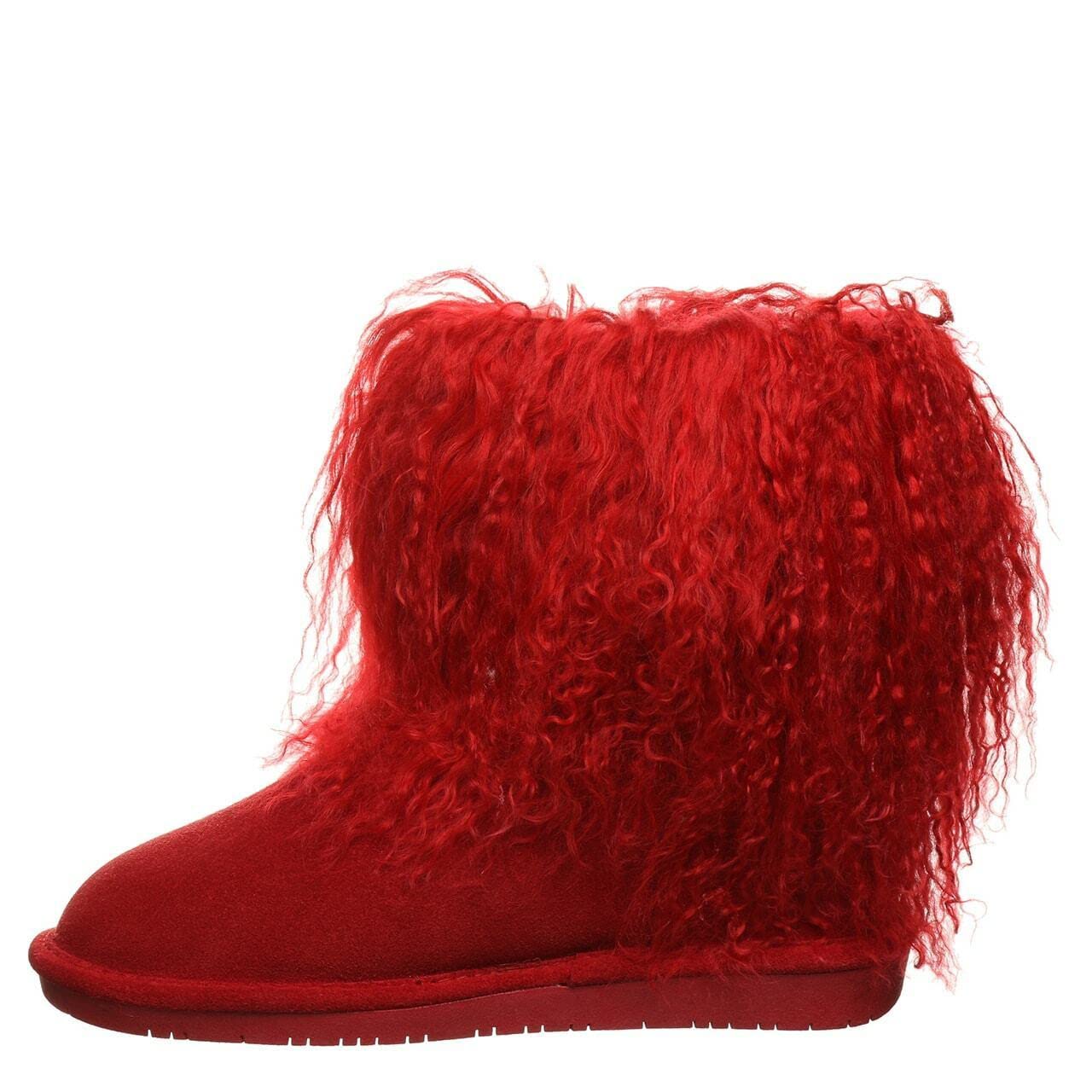 BEARPAW Women's Suede Slip-On Winter Boots - Comfortable & Warm Ankle Boots for Women in Multiple Colors | Perfect for Casual Outfits, Snow Days & Cozy Indoor Wear