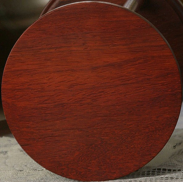 8x12 Inch Padauk Wood Hourglass with Spiral Spindles - Decorative Sand Timer for Home Office Desk, Meditation, Yoga, and Gift Giving