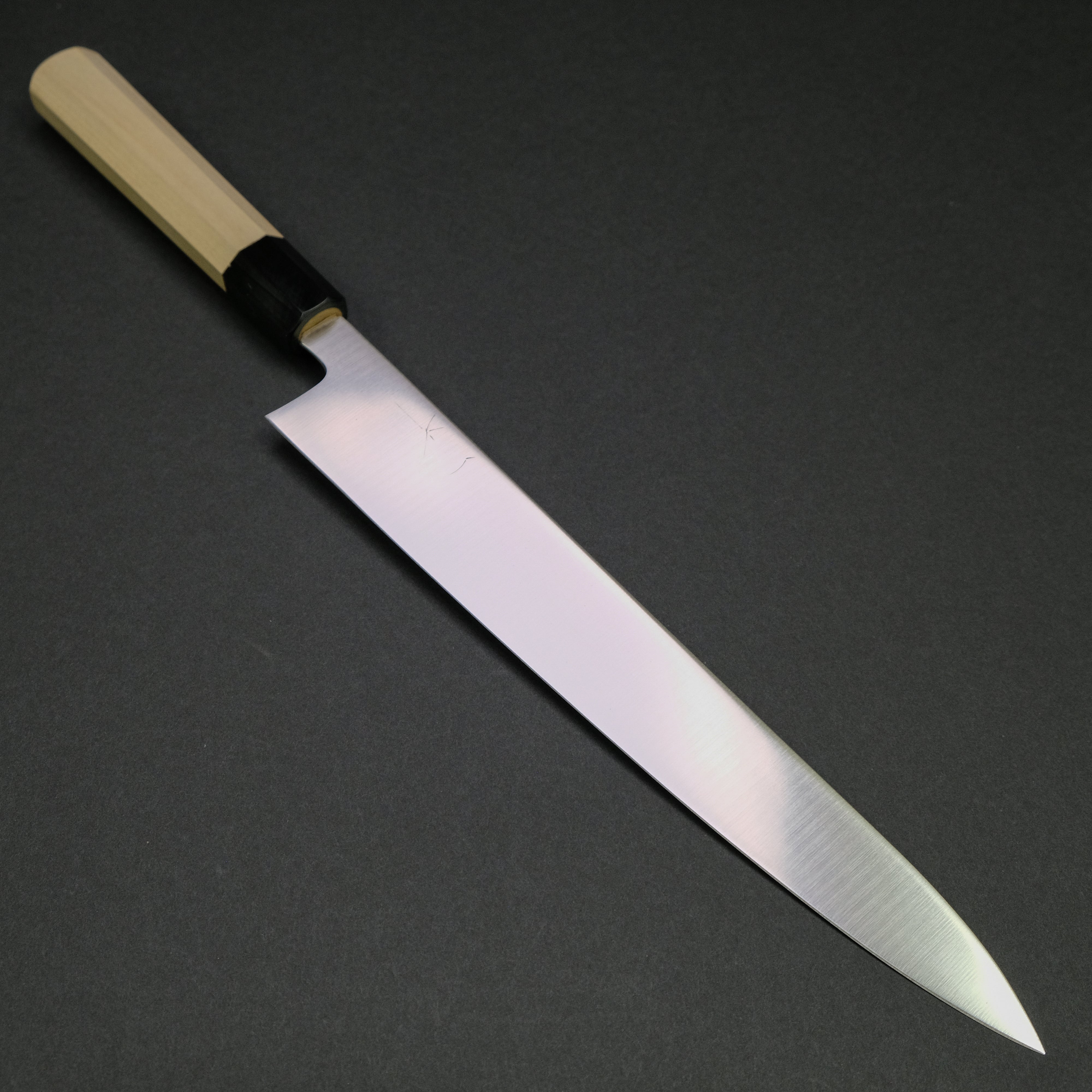 Hitohira SKR 270mm Stainless Steel Sujihiki Sushi Knife with Ho Wood Handle - Perfect for Slicing Sashimi, Sushi & Raw Fish at Home or Professional Kitchens