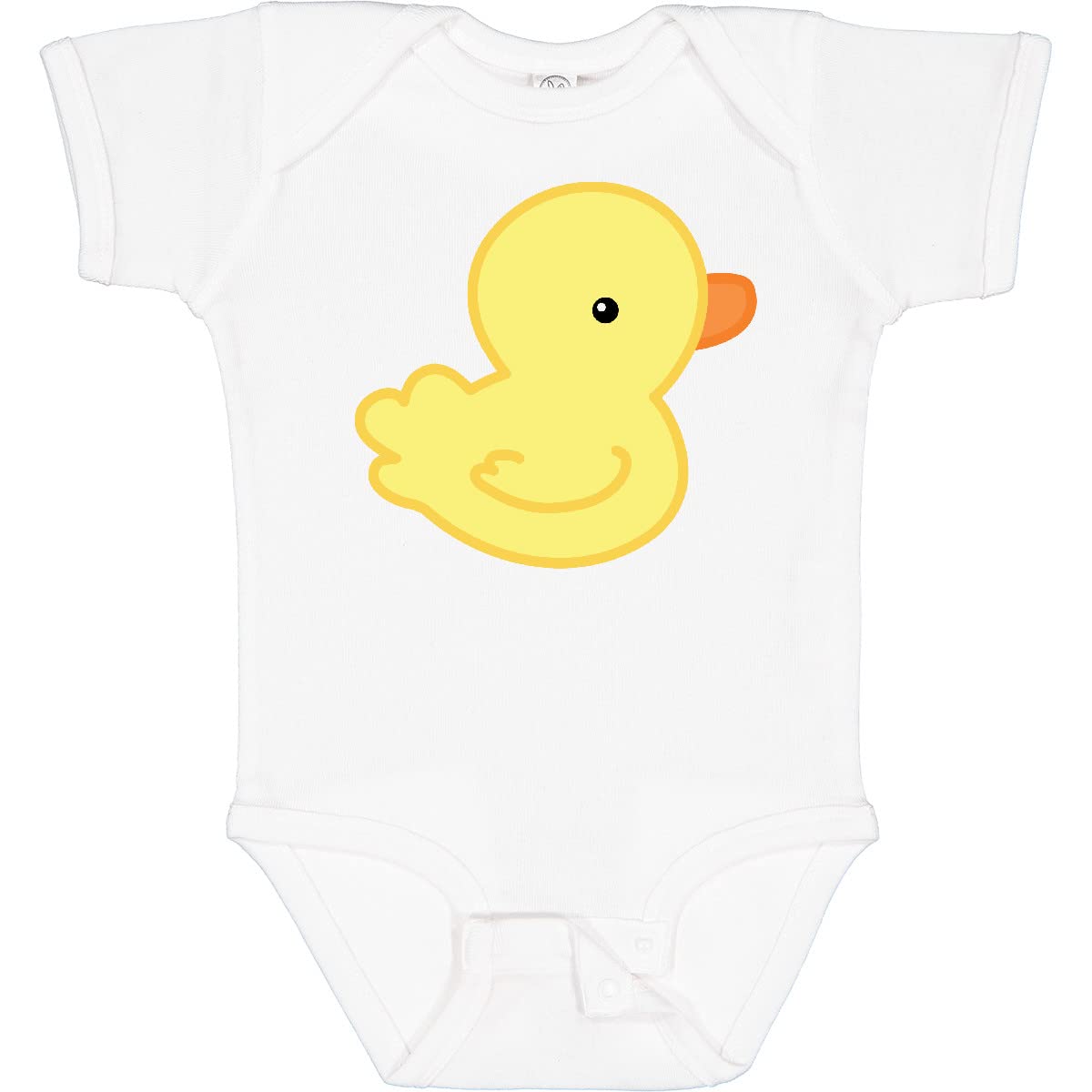 Inktastic Yellow Baby Duck Onesie - Soft Cotton Cute Infant Bodysuit for Newborns & Toddlers - Perfect for Playtime, Photo Shoots & Everyday Wear