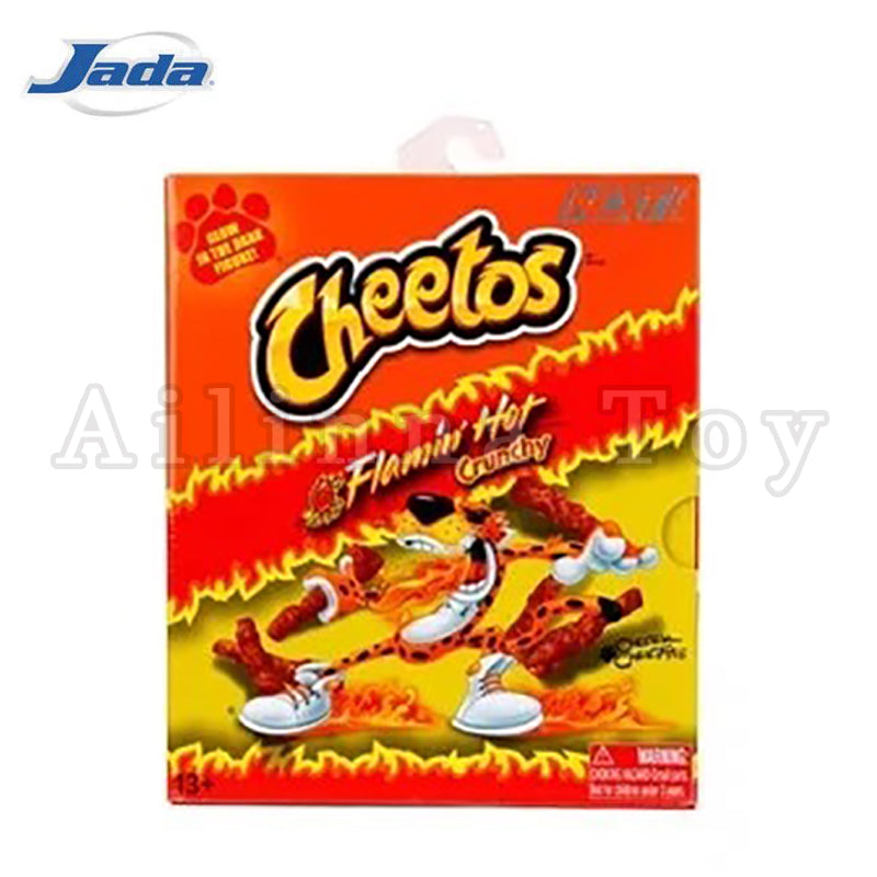 Jada Toys 1/12 Scale 6-Inch Cheetos Chester Cheetah Flamin' Hot Crunchy Action Figure - Perfect for Collectors, Display, and Role-Playing Games