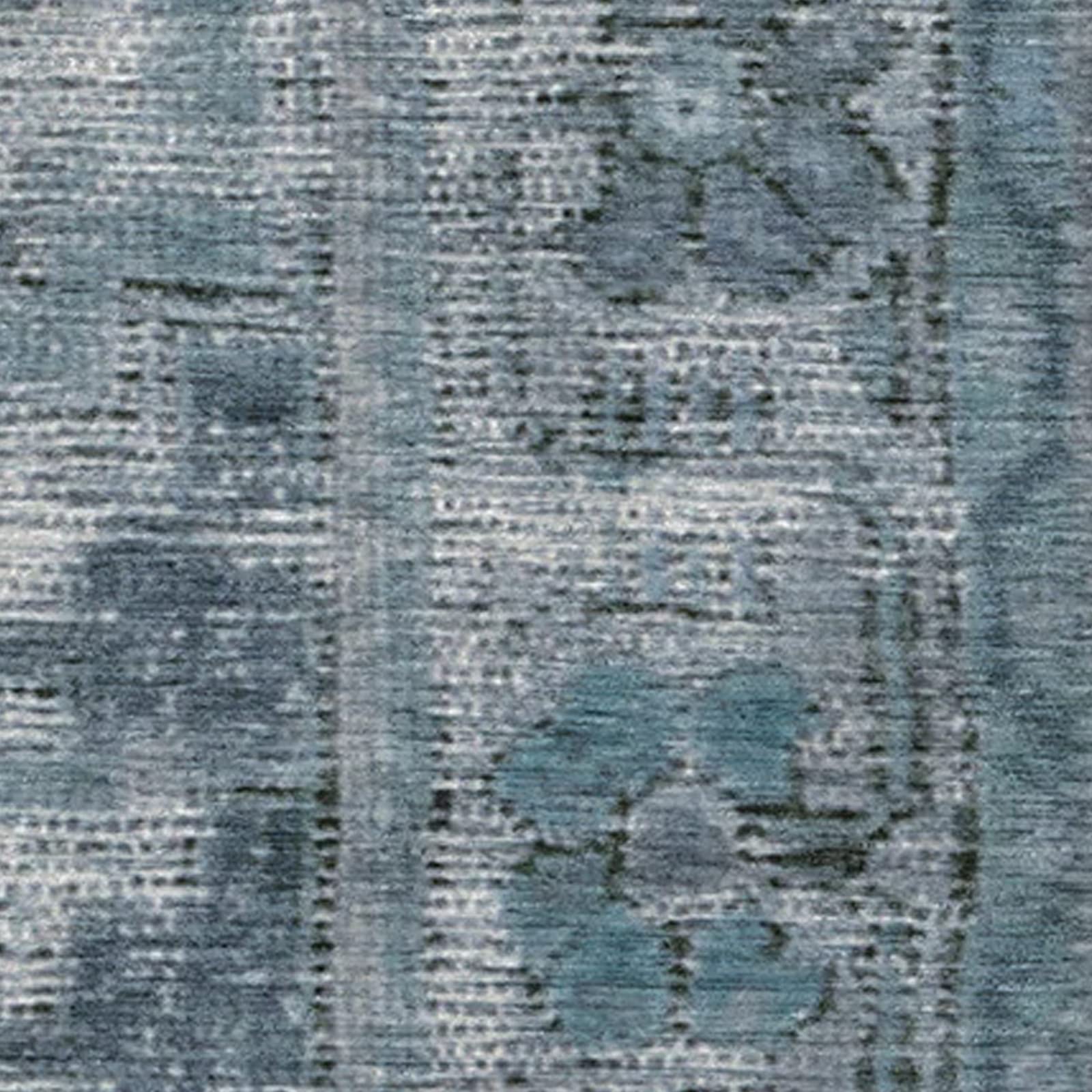 Washable 2x3 Area Rug - Zinnia Blue Non-Slip Ruggable Rug for Living Room, Bedroom, Kitchen, Office & Classroom | Premium Home Decor with Gripper Pad | Perfect for High-Traffic Areas & Pet-Friendly Spaces