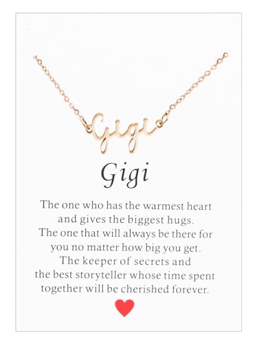 Gigi Letter--Rose Gold