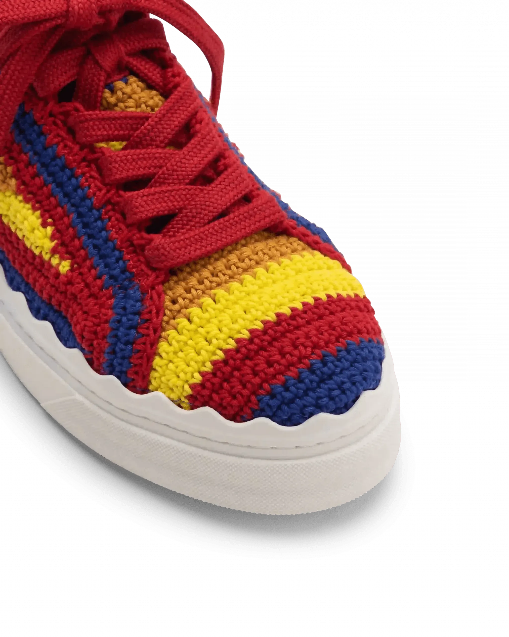 Lauren Crochet Sneakers for Women - Comfortable Handmade Knit Shoes - Perfect for Casual Wear, Walking, and Summer Outfits