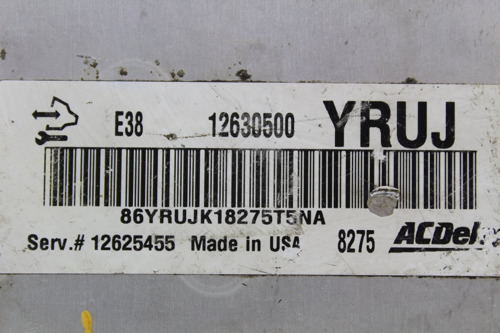 09-10 Pontiac G6 Engine Control Module (ECM) - OEM 12625455 EBX Computer Brain ECU - Compatible with 2009-2010 Pontiac G6 Models - Perfect for Engine Performance & Diagnostics