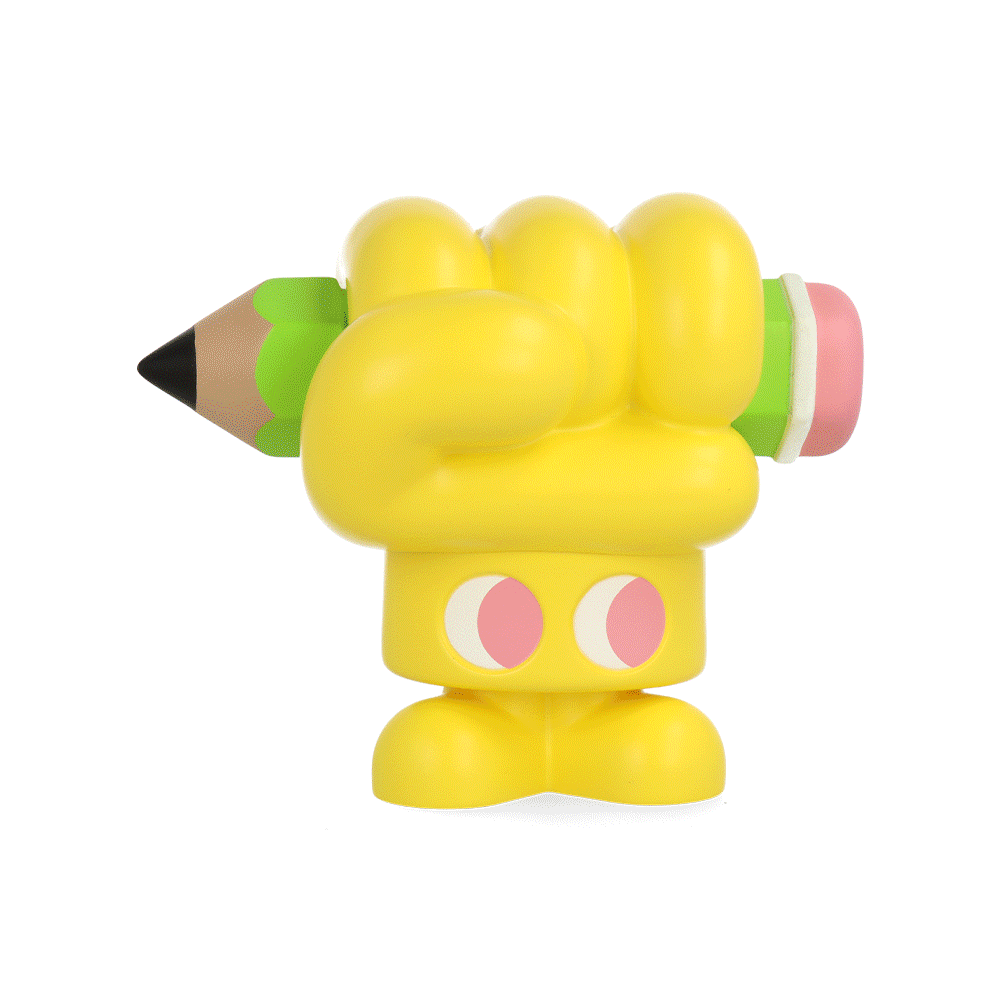 Superdeux Mood Palmer - Vibrant Yellow Version | Perfect for Home Decor, Gifts & Aesthetic Vibes