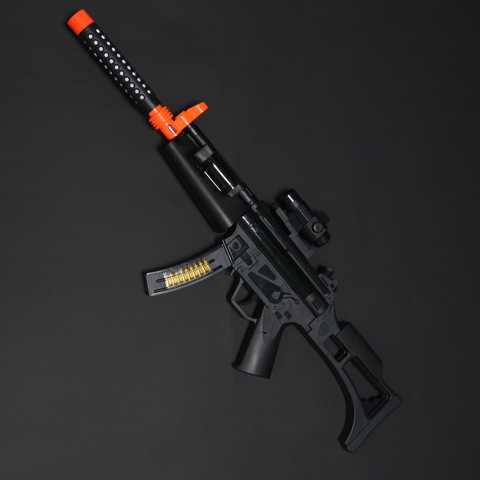 MP5 Lights and Sounds Toy Gun - Battery Operated with Realistic Sound Effects, Flashing Lights & Vibration - Best Gift for Boys & Kids - Perfect for Role Play, Outdoor Games & Birthday Presents