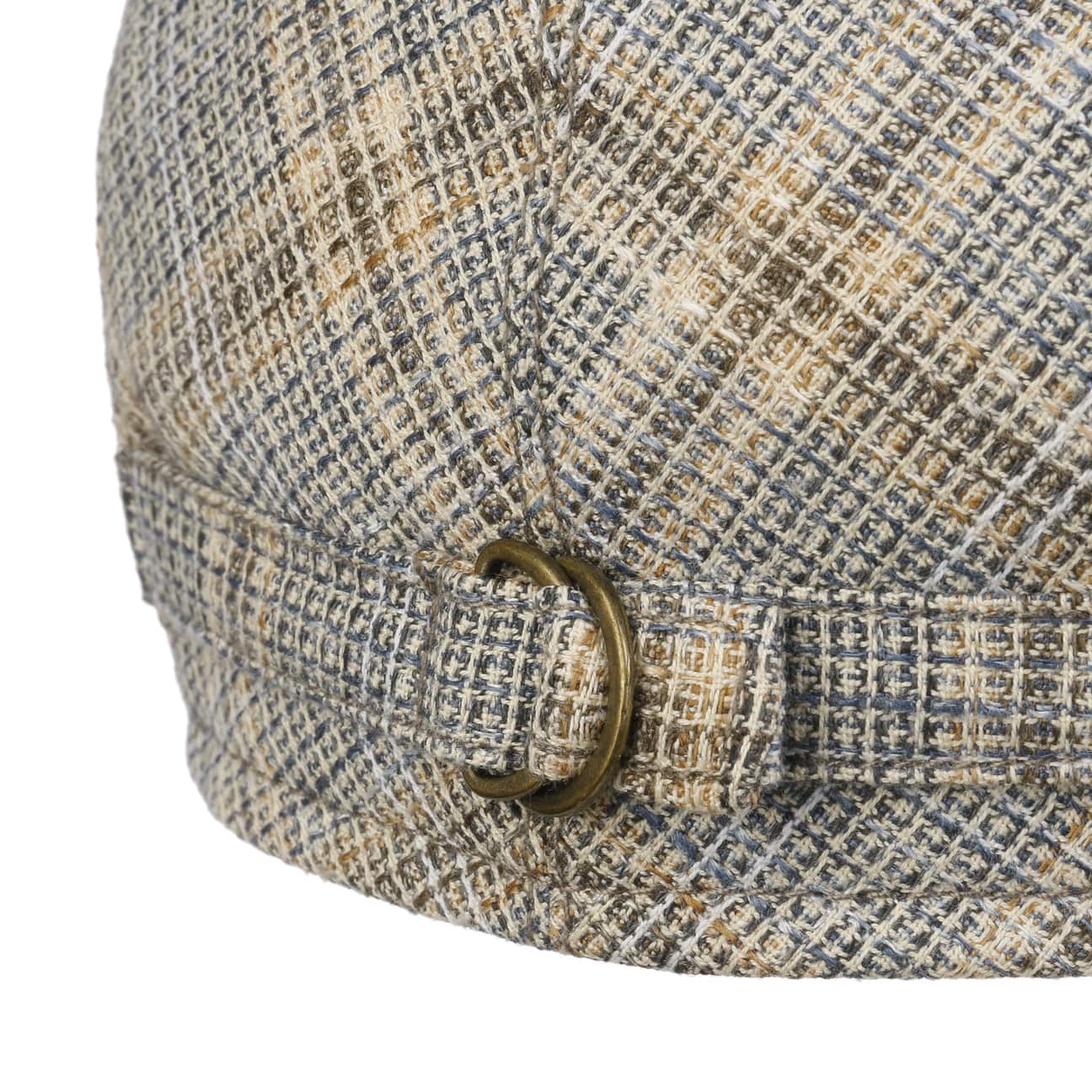 Pamir Linen Flat Cap by Mayser - Classic Zechbauer Style Summer Hat for Men - Perfect for Outdoor Activities, Travel & Casual Wear