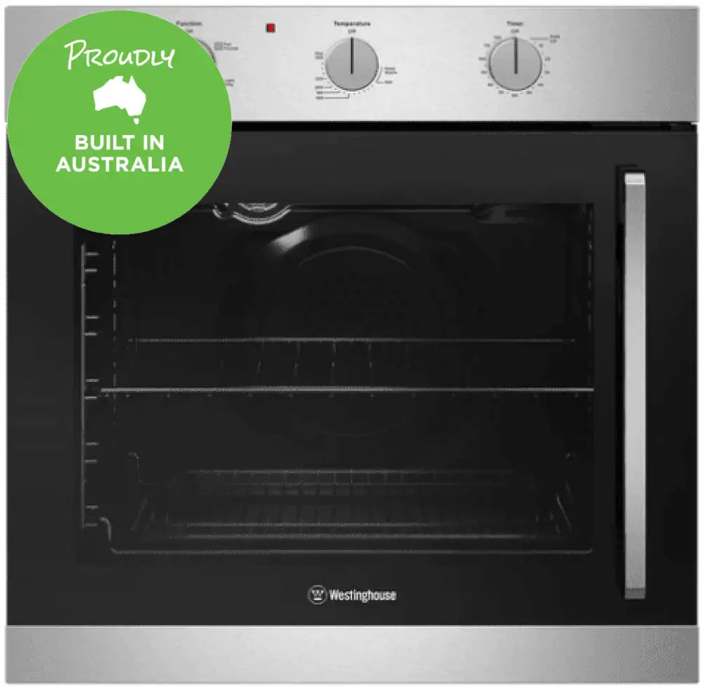 Westinghouse WVES613SC 60cm Left Hand Multi-Function 5 Oven Stainless Steel Built-In Electric Oven - Perfect for Baking, Roasting & Broiling in Modern Kitchens