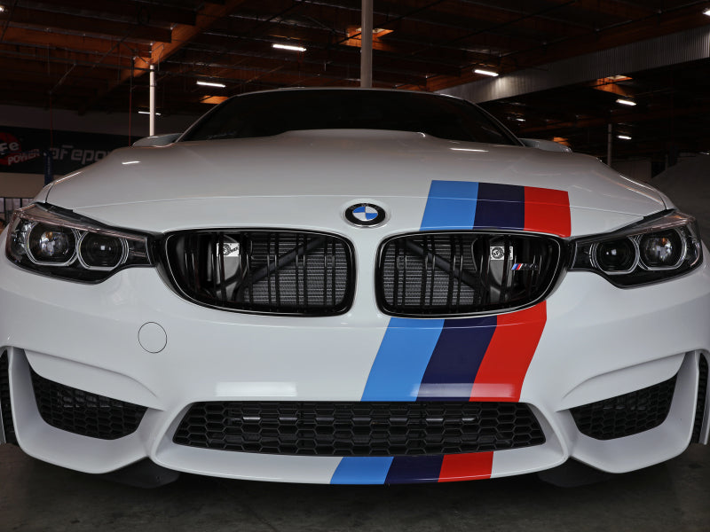 aFe Magnum FORCE Dynamic Air Scoop for 2015-2018 BMW M3 & 2015-2020 M4 - High Performance Cold Air Intake System - Perfect for Track Days & Street Performance Upgrades