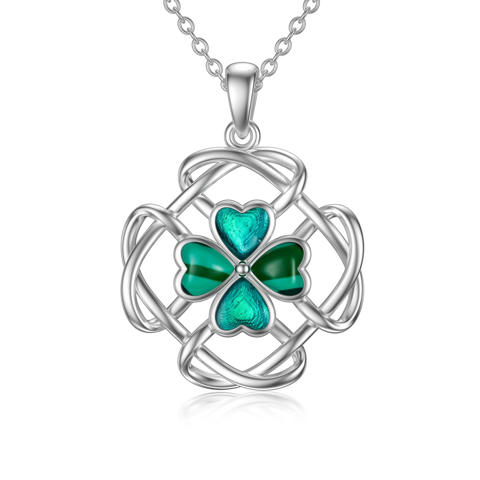 Sterling Silver Necklace for Women - Scottish Thistle, Cross, Tree of Life, Shamrock, Lotus & Rose Flower Pendant Jewelry | Perfect Gift for Wife, Girlfriend, Mom & Daughter | Elegant for Weddings, Anniversaries & Special Occasions