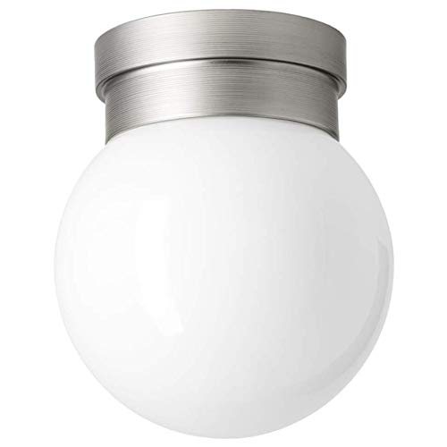 IKEA Frihult Stainless Steel Ceiling & Wall Lamp - Modern Lighting Fixture for Living Room, Bedroom, or Office (Model 704.316.14)