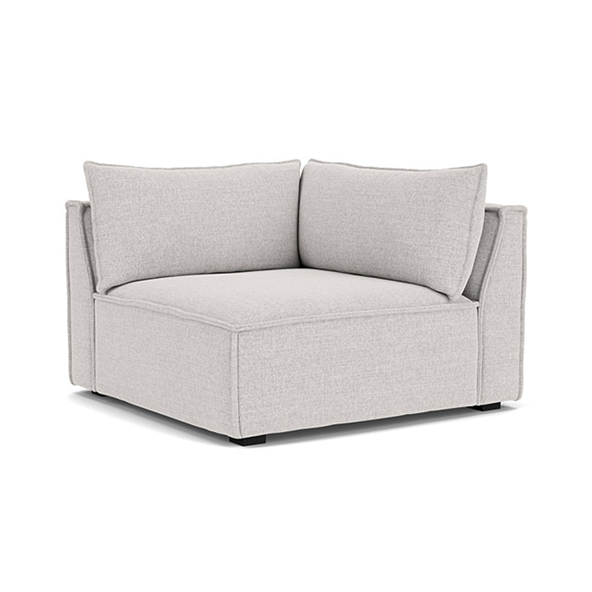 Stylish Daphne Fabric Left Corner Modular Sofa - 1 Seater Modern Living Room Furniture for Small Spaces & Apartments