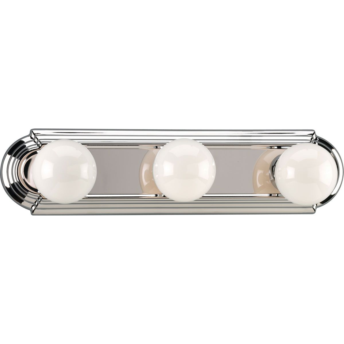 Broadway Collection 3-Light Bathroom Vanity Light Fixture - Perfect for Modern Bathroom, Powder Room, and Dressing Room Lighting