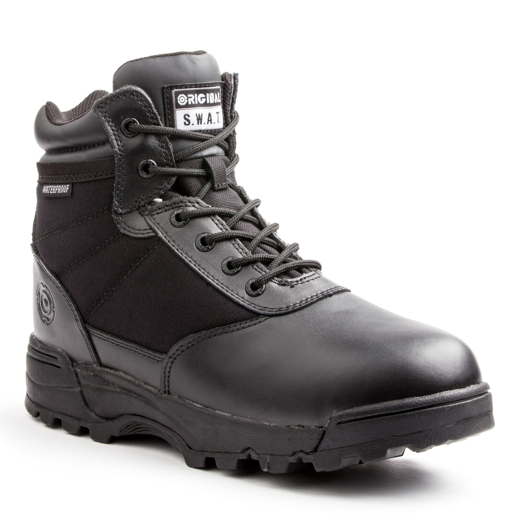 Original SWAT Classic 226101 Men's Size 6 Waterproof Composite Toe Work Boot with Side Zip - Durable Safety Footwear for Construction, Warehouse & Outdoor Work