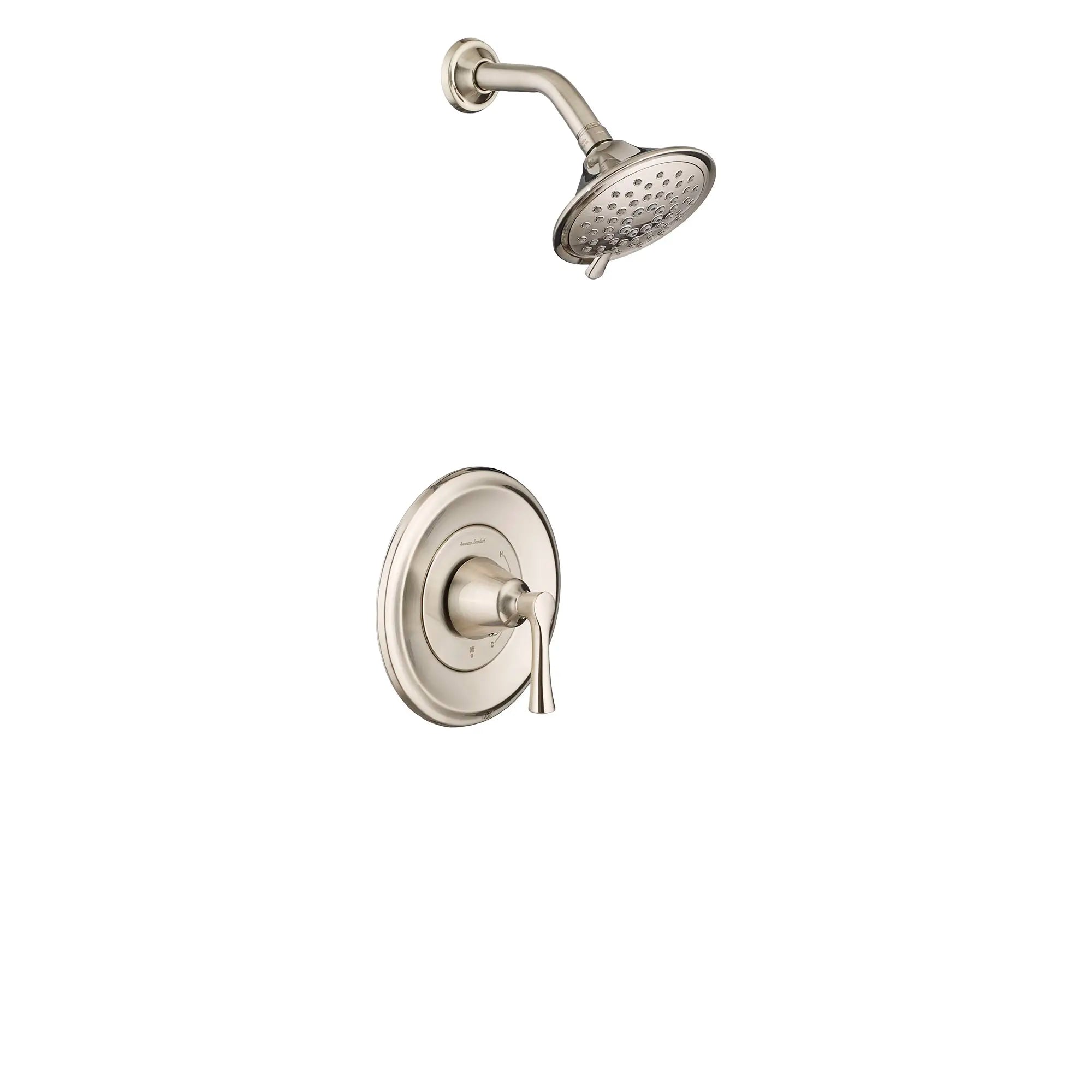 1.8 GPM/6.8 LPM Water Saving Shower Trim Kit with 3-Function Showerhead & Double Ceramic Pressure Balance Cartridge - Perfect for Bathroom Renovation & Water Conservation