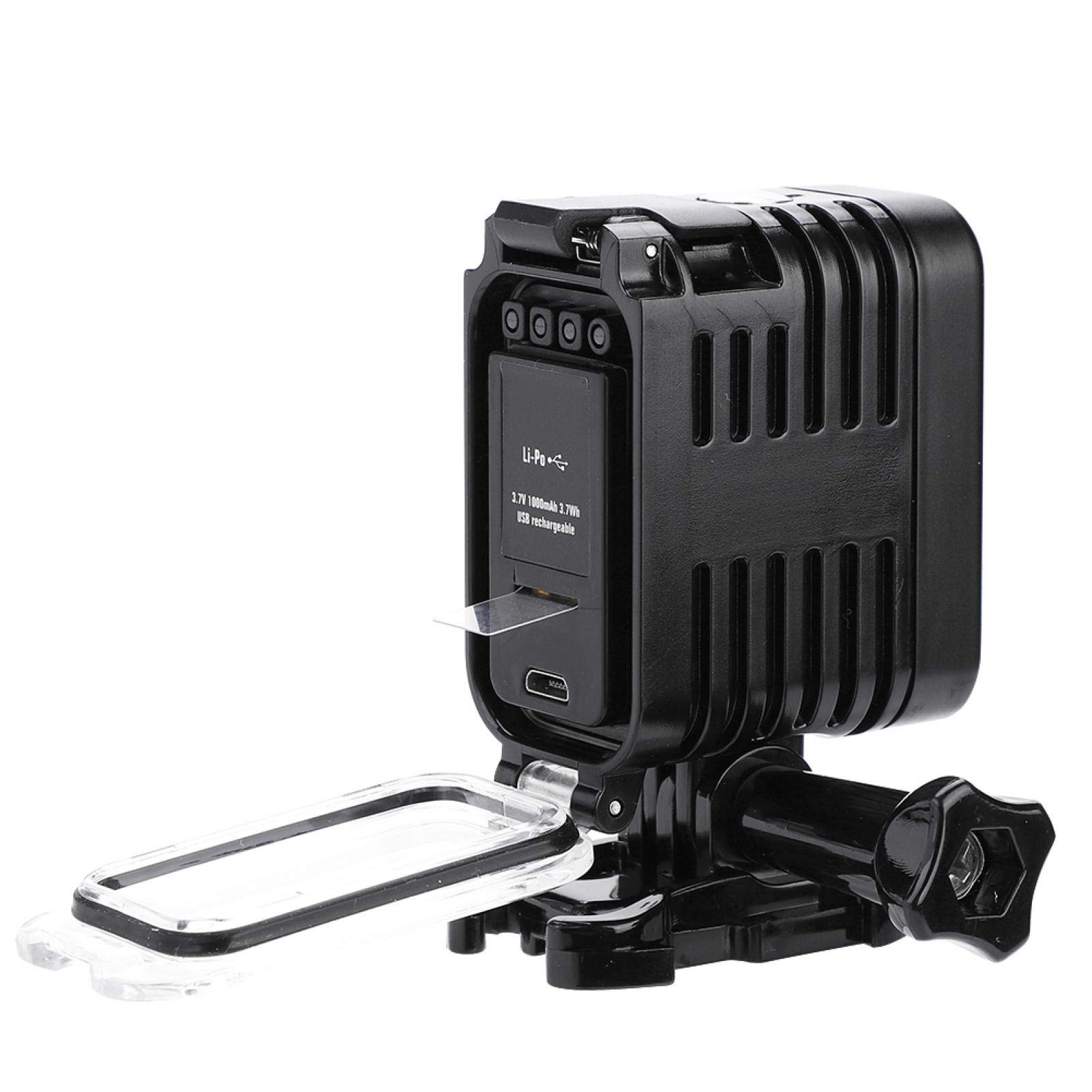 Professional Shockproof Camera Light - Compact Alloy Fill Light for GoPro & DSLR Photography | Perfect for Vlogging, Night Shoots & Indoor Studio Lighting