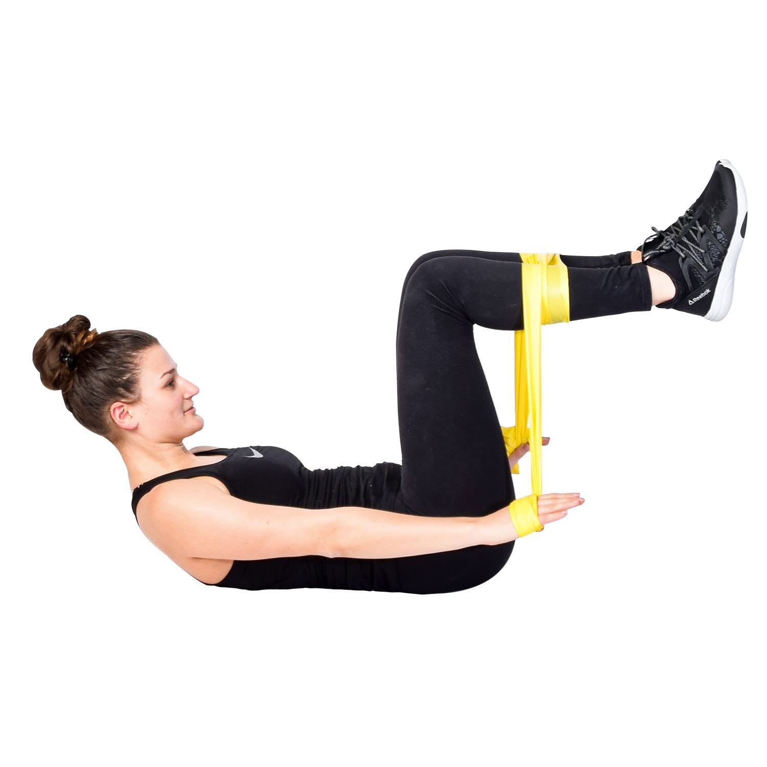 DITTMANN 25m Light Yellow Resistance Band - Stretchable Fitness Bands for Home Workouts, Yoga, Pilates & Strength Training - Ideal for Gym, Physical Therapy & Full Body Exercise