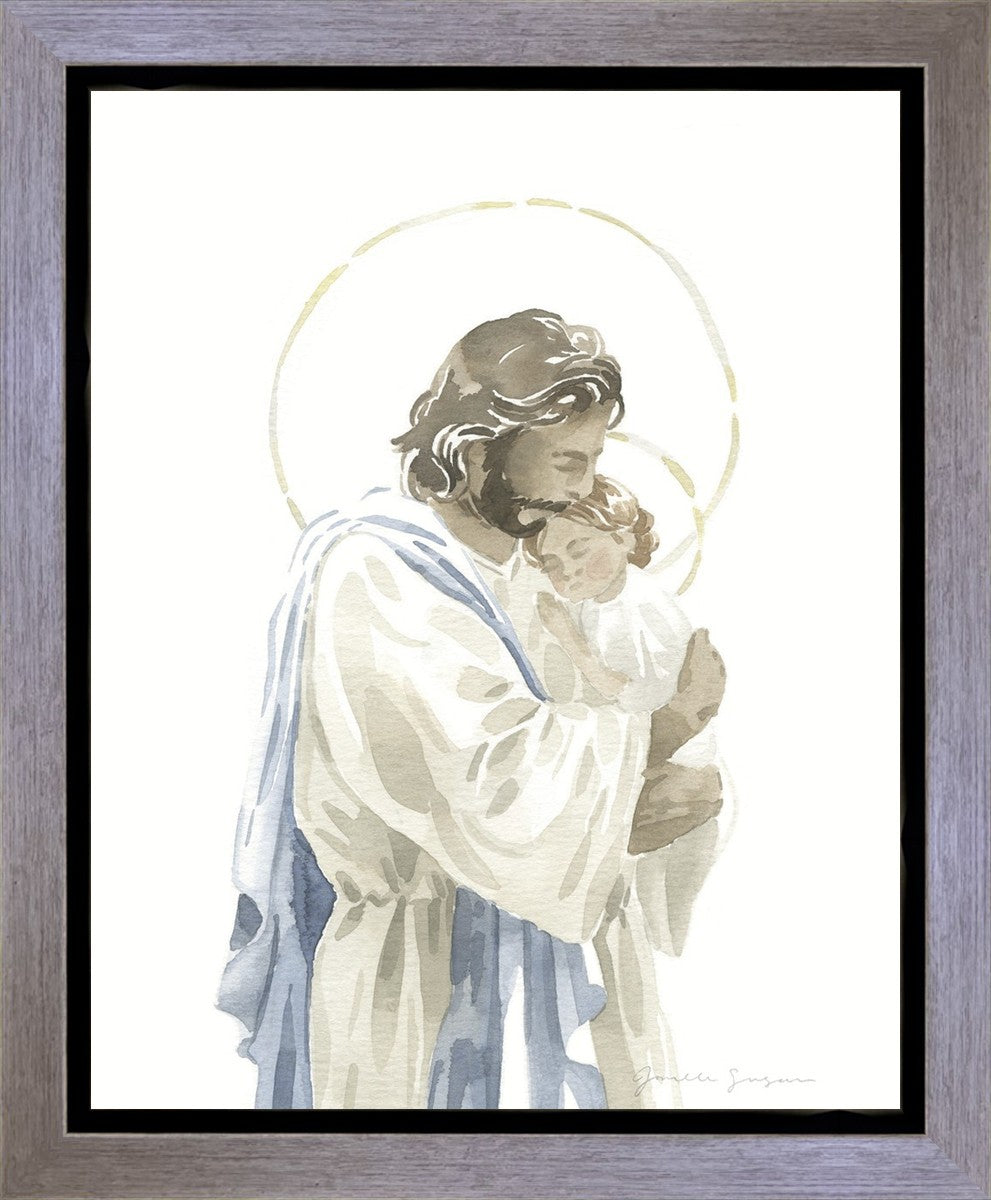 In His Arms Gallery Wrap Canvas - Premium Handmade Wall Art for Home Decor, Living Room, Bedroom & Office - Perfect Gift for Weddings, Anniversaries & Housewarming