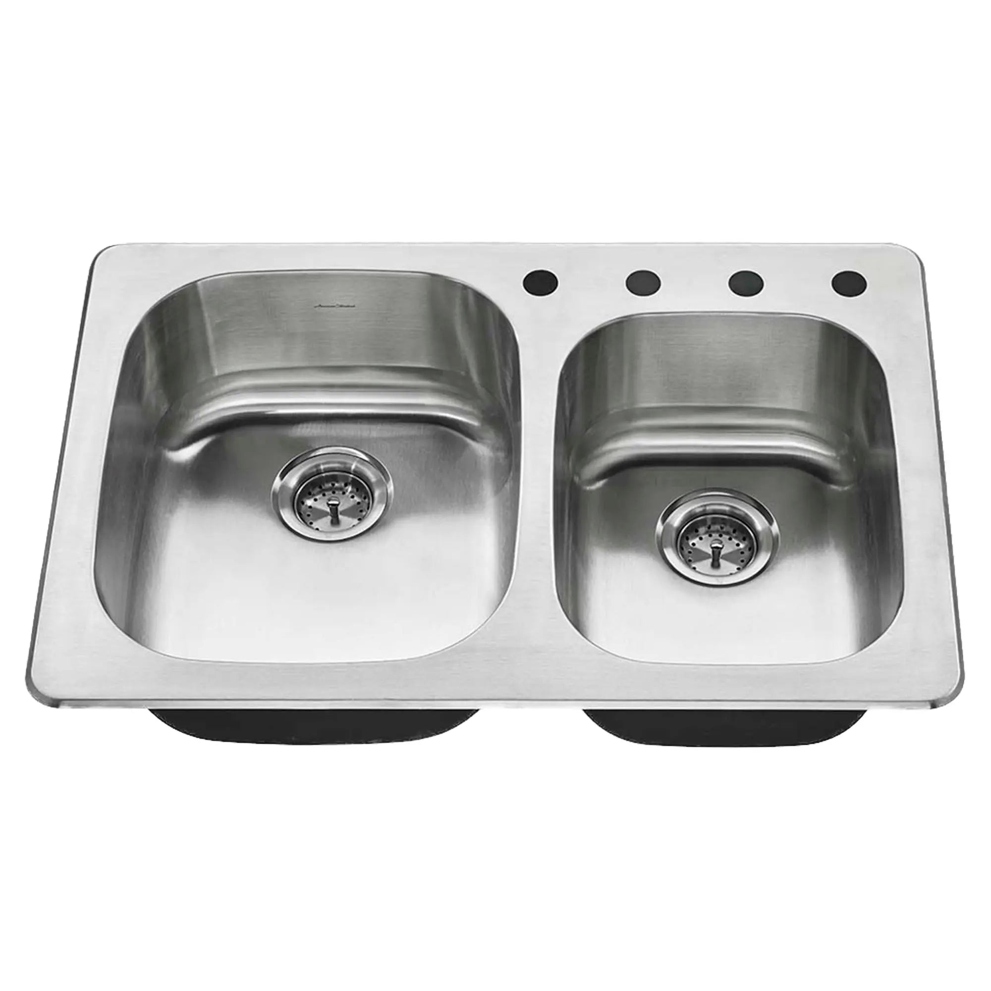 Fairport® 33 x 22 Inch Stainless Steel Double Bowl Kitchen Sink - Durable & Rust-Resistant for Modern Kitchens | Perfect for Washing Dishes, Food Prep & Multi-Tasking