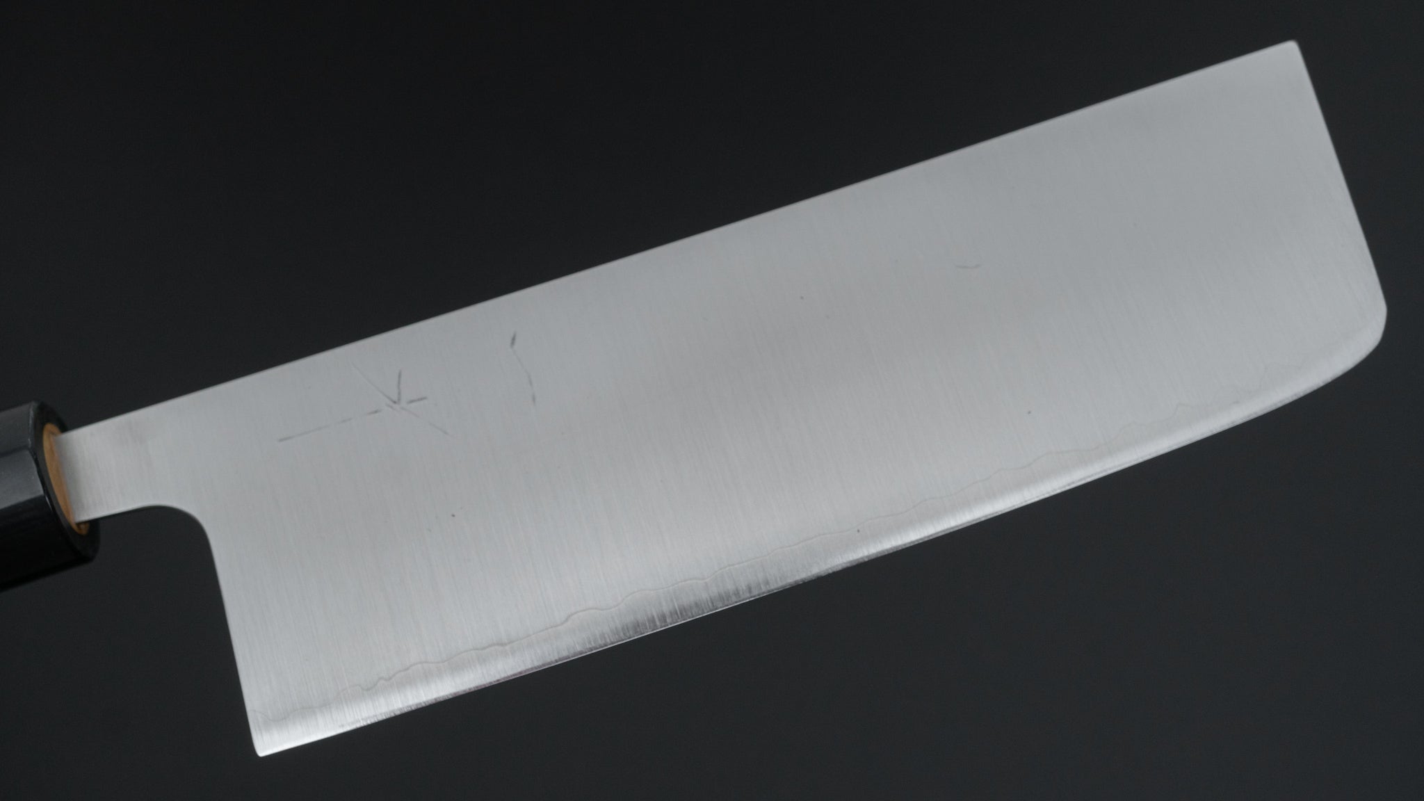 Hitohira Futana 165mm Stainless Steel Nakiri Knife - Japanese Vegetable Knife with D-Shaped Ho Wood Handle - Perfect for Chopping, Slicing & Dicing Vegetables in Professional & Home Kitchens