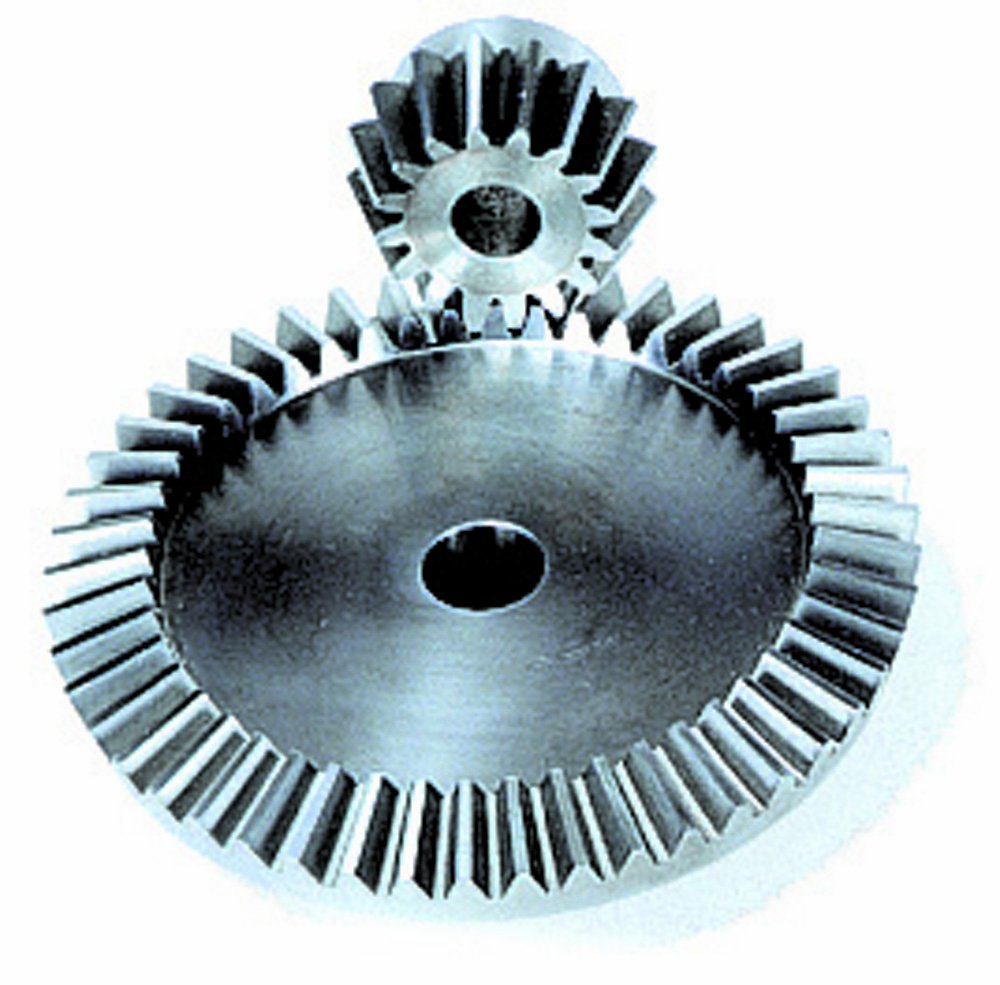 3.5M16/64 Ametric® Steel Bevel Gear Set - 3.5 Module, 20° Pressure Angle, 1:4 Ratio (16T & 64T) - Perfect for Industrial Machinery, Robotics & Power Transmission Systems