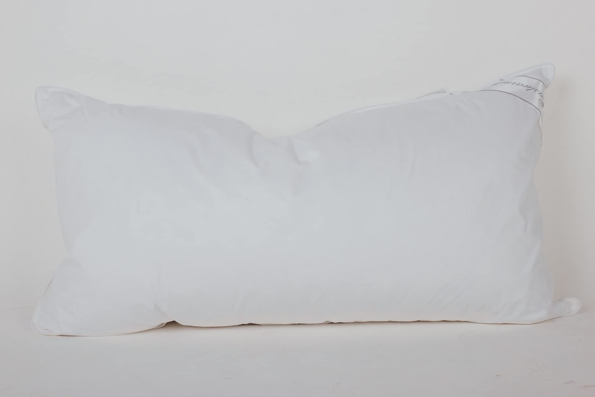 Premium King Size Goose Down Feather Pillow - Hotel Collection for Back, Stomach & Side Sleepers - 20x36 Inches White - Ultra Soft & Supportive - Perfect for Luxury Bedrooms, Guest Rooms & Hotels (1 Pack)