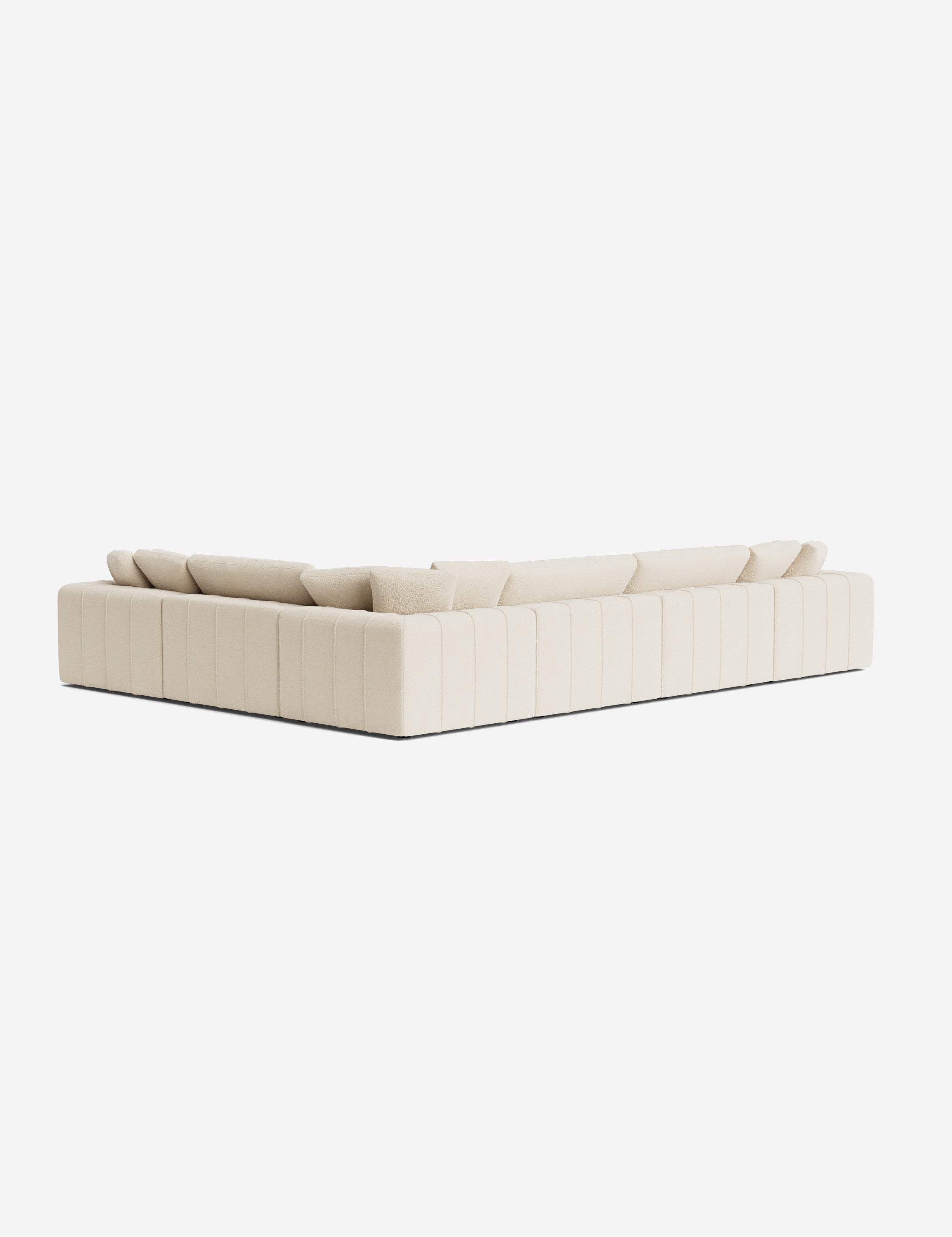 Capella Modular Corner Sectional Sofa - Modern L-Shaped Couch for Living Room, Home Theater & Lounge Areas | Customizable Comfortable Furniture