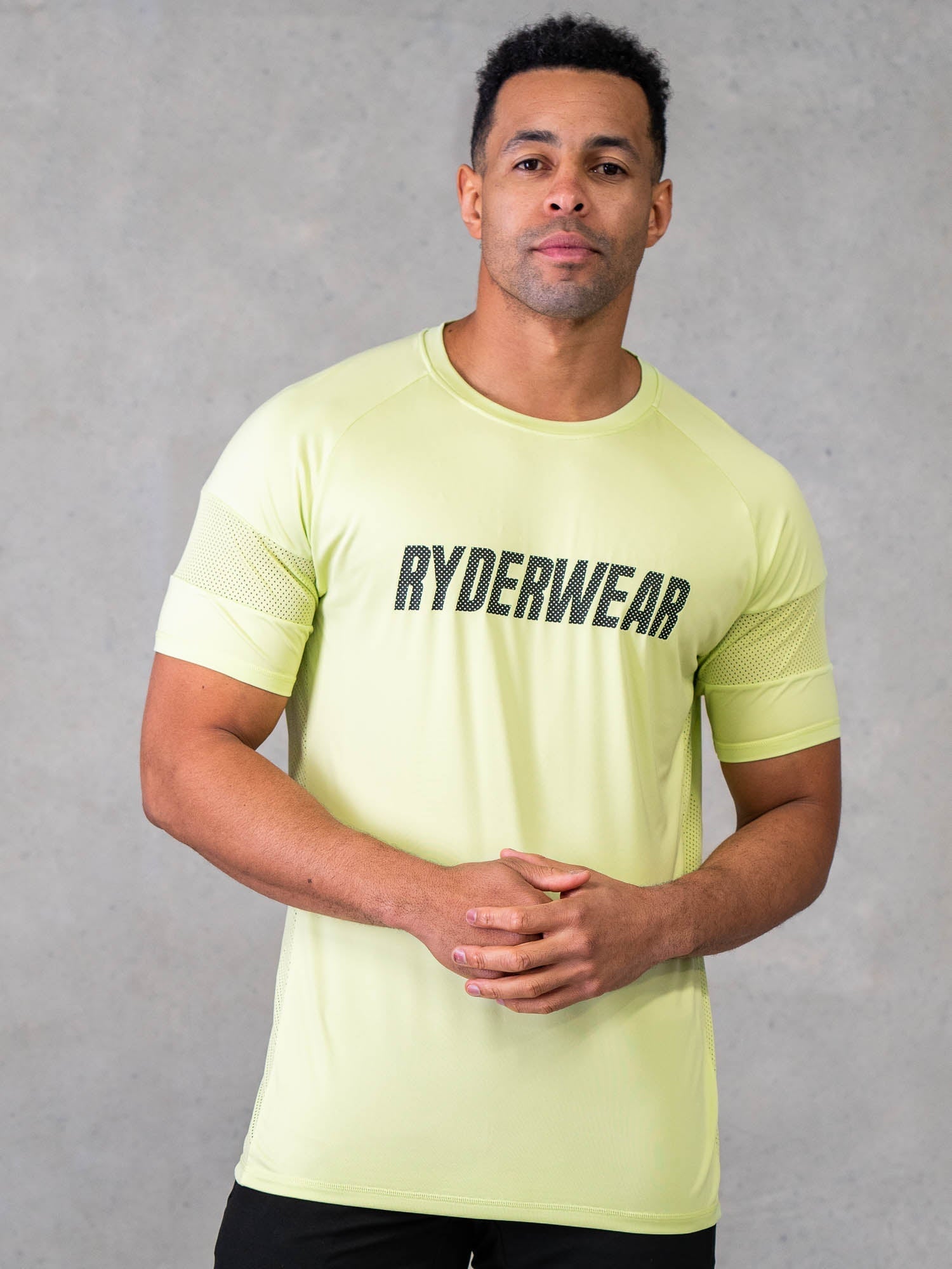 Breathable Flex Mesh T-Shirt for Men & Women - Lightweight & Moisture-Wicking Activewear - Perfect for Gym, Running & Outdoor Sports (Lime Green)