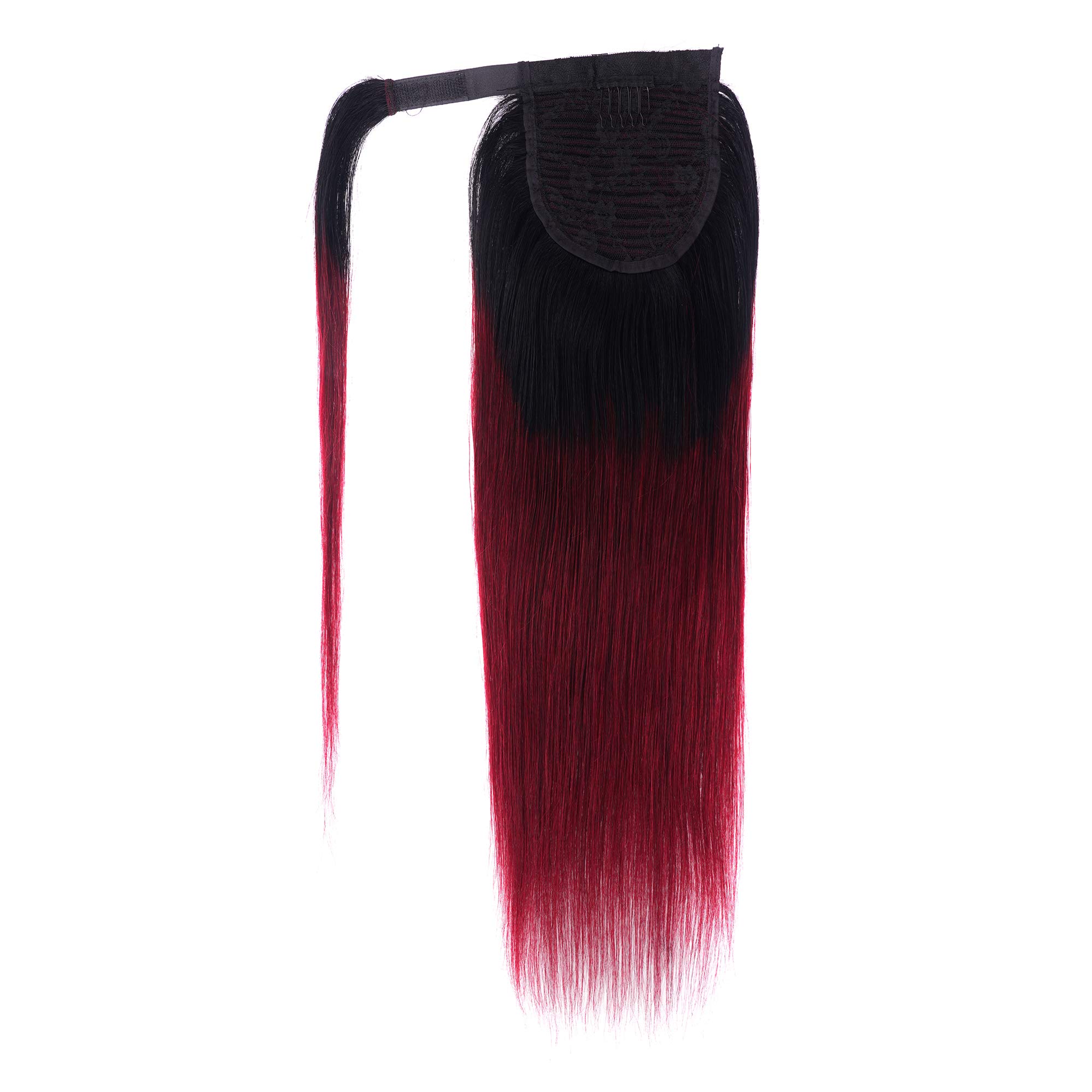 Natural Human Hair Ponytail Extensions for Black Women - Straight & Curly Afro Puffs with Drawstring Wrap | Perfect for Protective Styles, Everyday Wear & Special Occasions