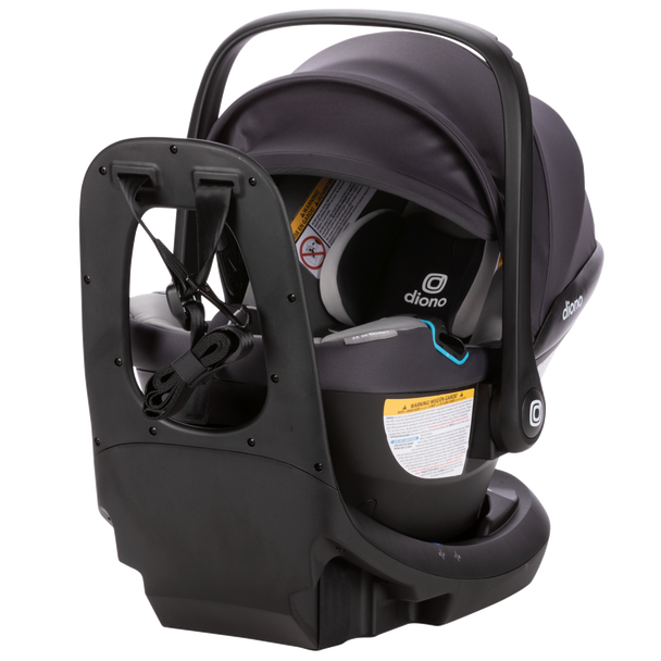 Diono LiteClik 30 XT SafePlus Infant Car Seat & Base - Lightweight Convertible Baby Car Seat with 5-Point Harness, Rear-Facing for Newborns to 30 lbs - Perfect for Travel, Daily Commute & Family Road Trips