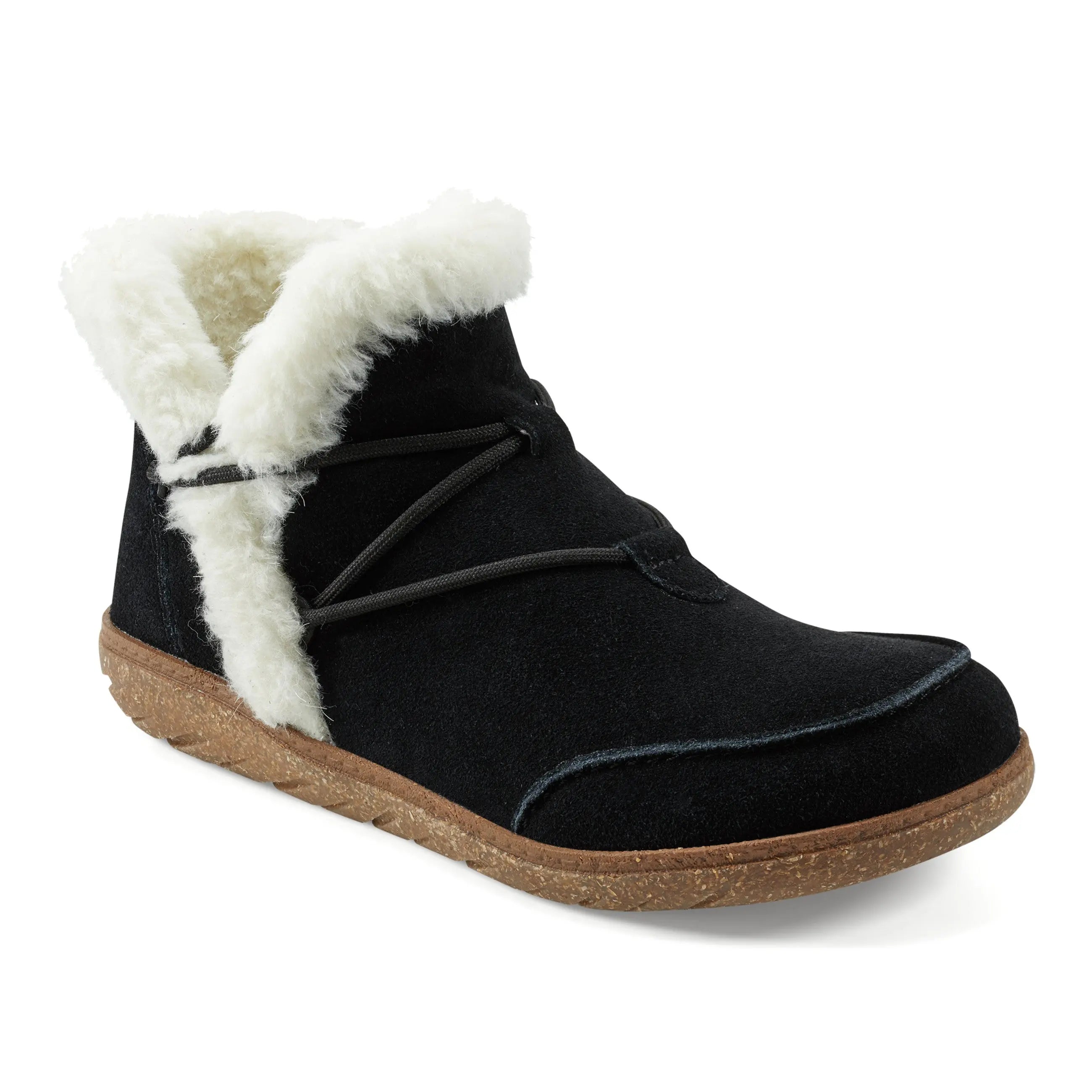 Fleet Cold Weather Lace-Up Casual Boots for Women - Waterproof Winter Ankle Booties with Warm Fleece Lining for Snow, Hiking & Outdoor Activities