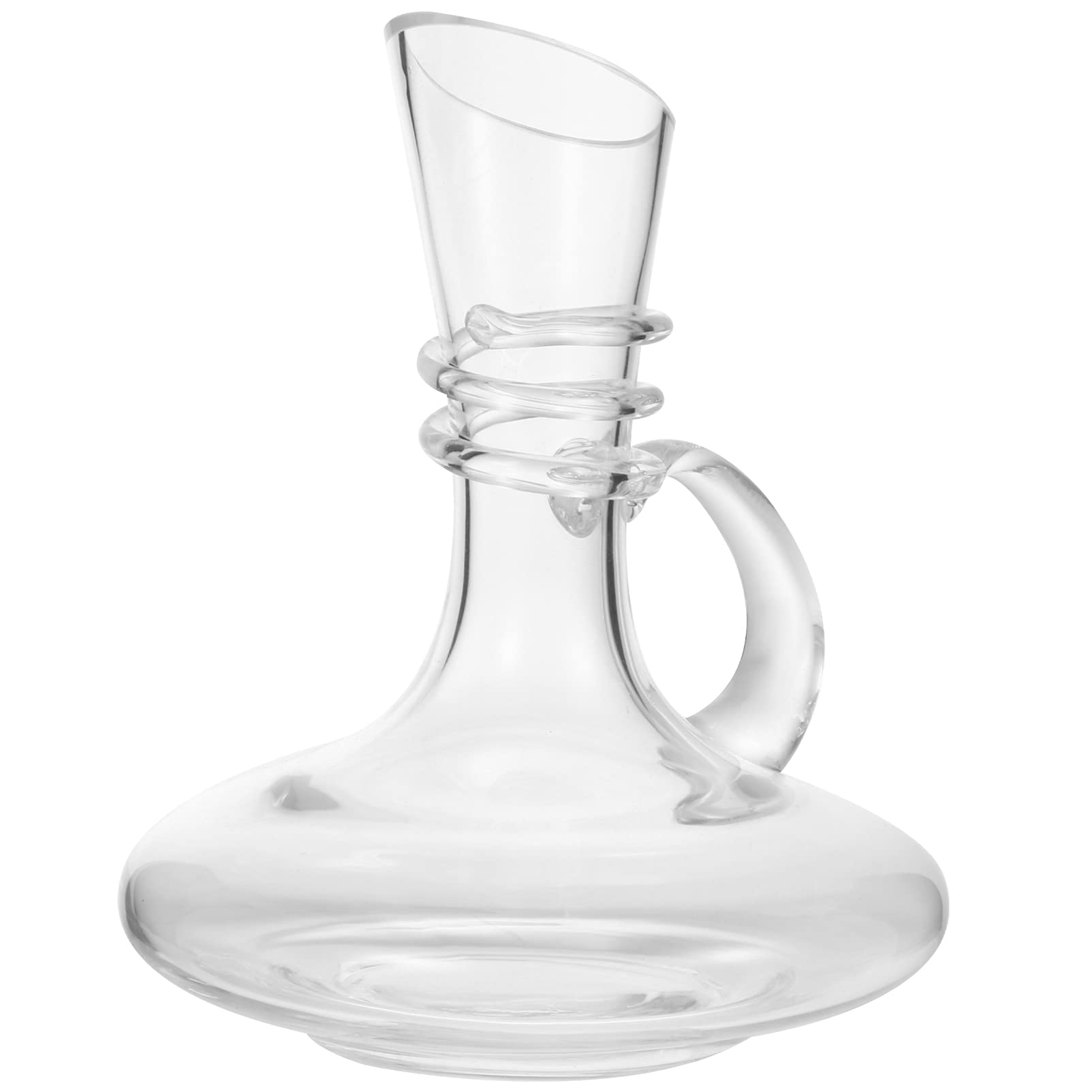 Hemoton 1-Piece Premium Wine Decanter with Aerator - Elegant Glass Carafe for Red Wine, Whiskey, Coffee, Tea & Cold Water - Perfect for Home Bar, Dinner Parties & Gift Giving