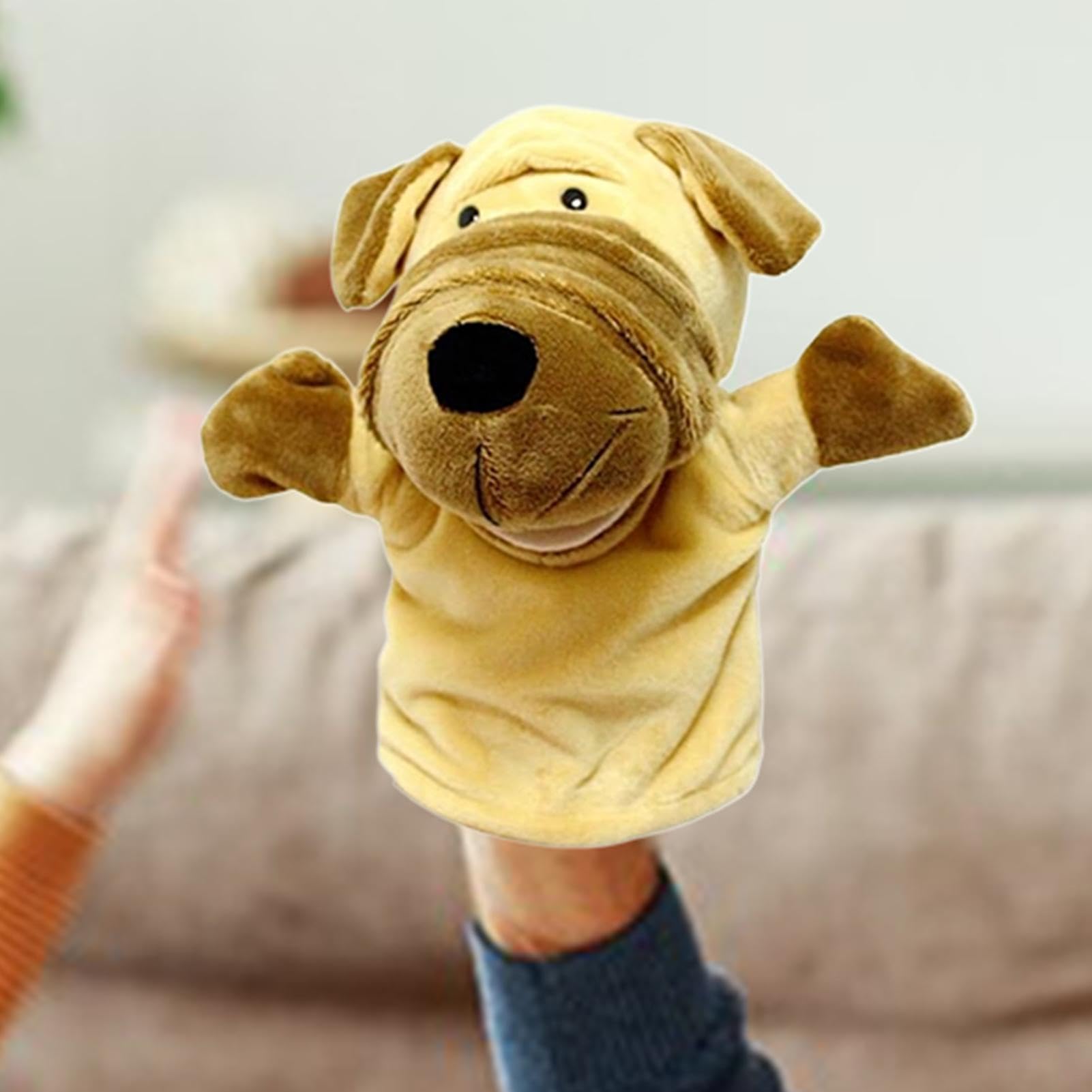 Yanzisura Hand Puppets for Kids - Animal Puppets Set with Movable Mouth, Interactive Plush Toys for Toddlers & Babies - Perfect for Storytelling, Role Play, and Early Childhood Education