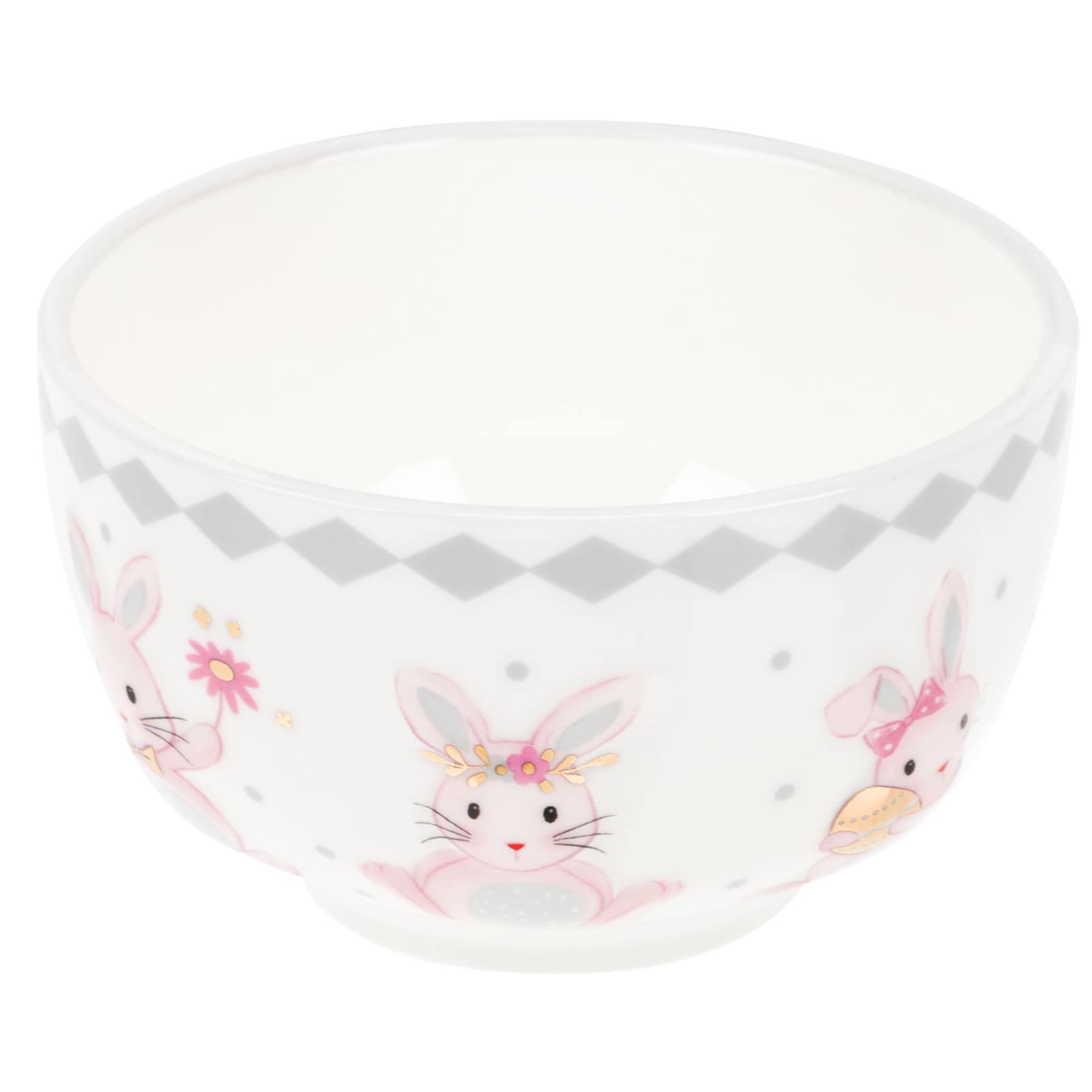 SOIMISS Easter Bunny Ceramic Candy Dish - Easter Basket Rabbit Bowl for Snacks, Appetizers, Soup & Salad - Spring Party Home & Restaurant Decor - Perfect for Easter Celebrations, Candy Display & Table Setting
