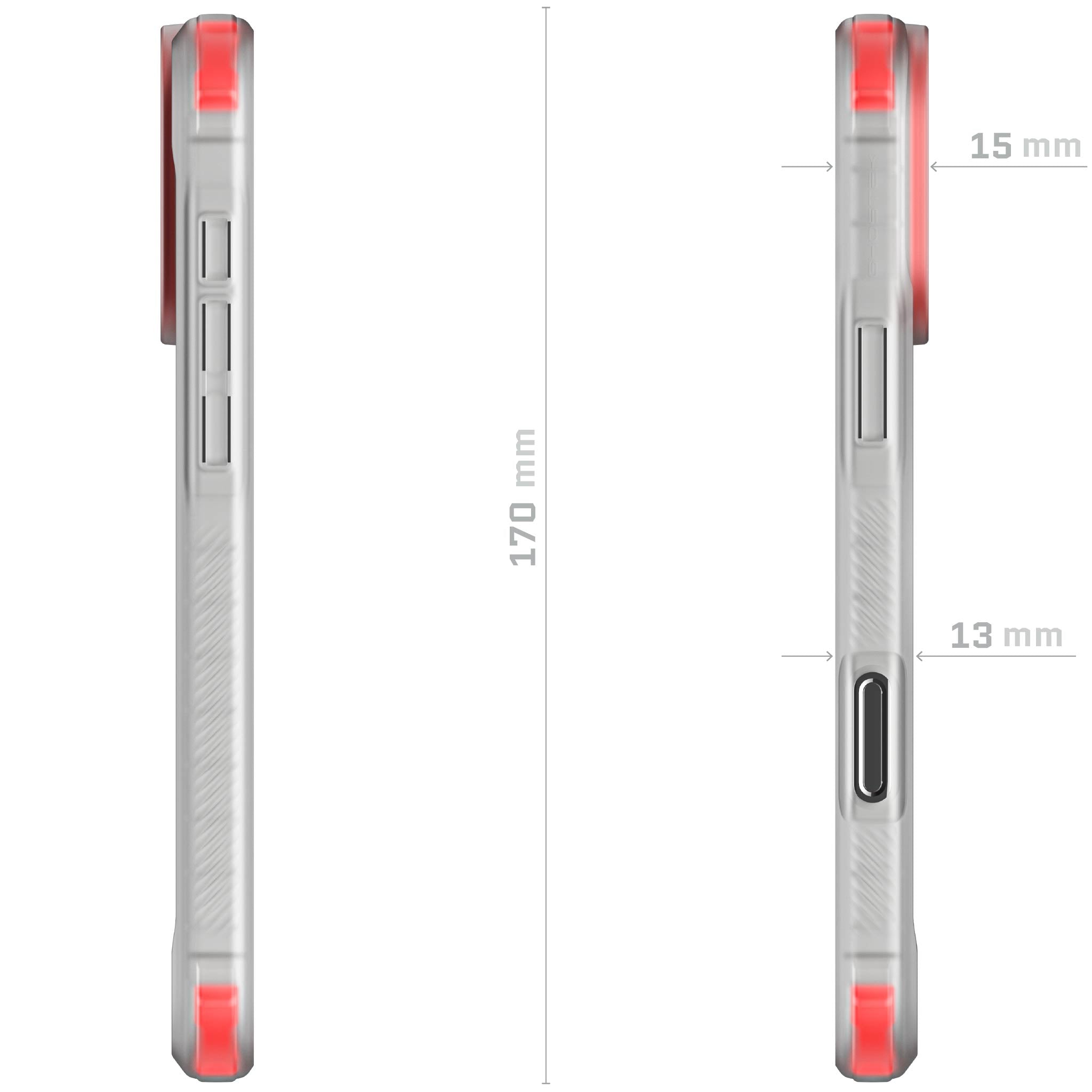 iPhone 16 Series Clear MagSafe Protective Cases - Shockproof & Anti-Scratch Cover for iPhone 16/16 Pro/16 Pro Max | Perfect for Everyday Use, Travel & Outdoor Activities