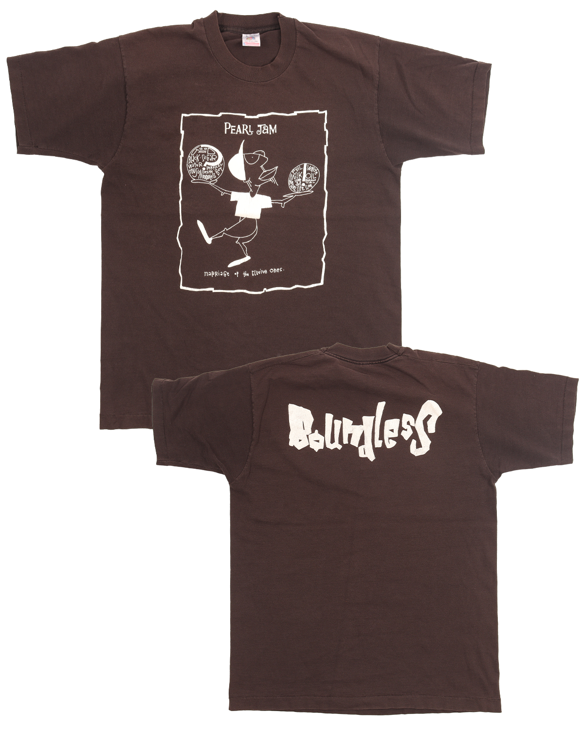 Vintage 1990's Pearl Jam Boundless Graphic T-Shirt - Retro Band Tee for Concerts & Casual Wear