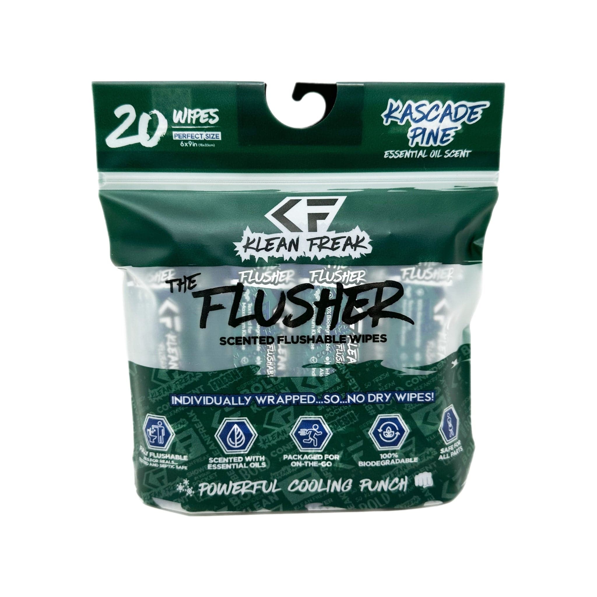 The Flusher 20 Pack - Premium Toilet Bowl Cleaner Tablets for Effortless Cleaning | Ideal for Home, Office & Commercial Use