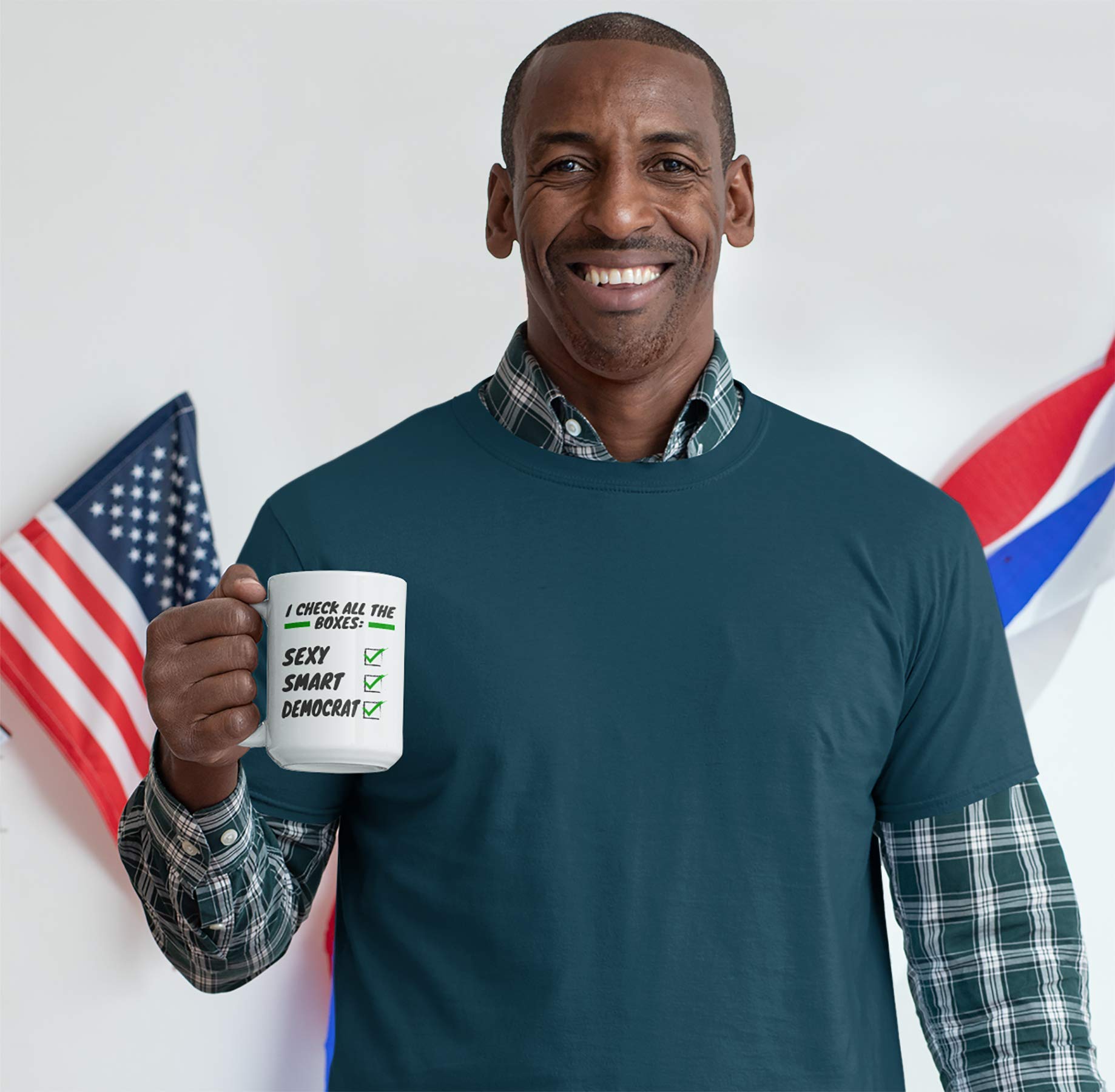 Funny Pro Democratic Party Coffee Mug - 15oz Political Gift for Liberals, Democrats & Progressives - Perfect for Office, Home & Political Events