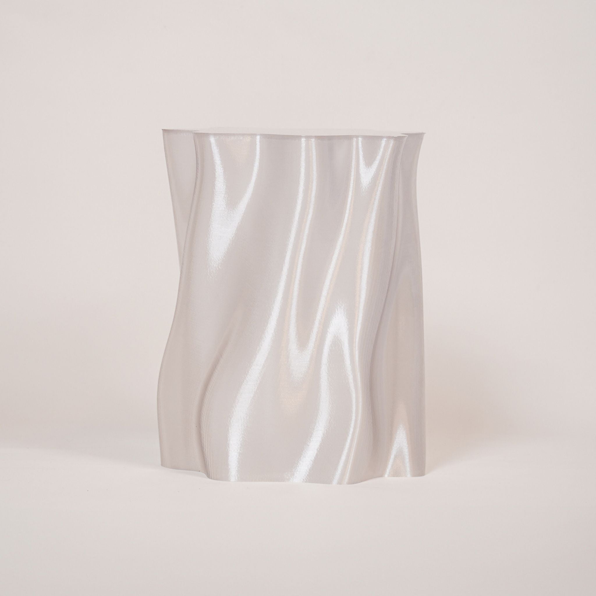 PRE ORDER SPECIAL STUDIO Lulu Stool - Medium Height 45cm Clear Gloss Acrylic Bar Stool for Kitchen, Dining Room & Modern Home Decor