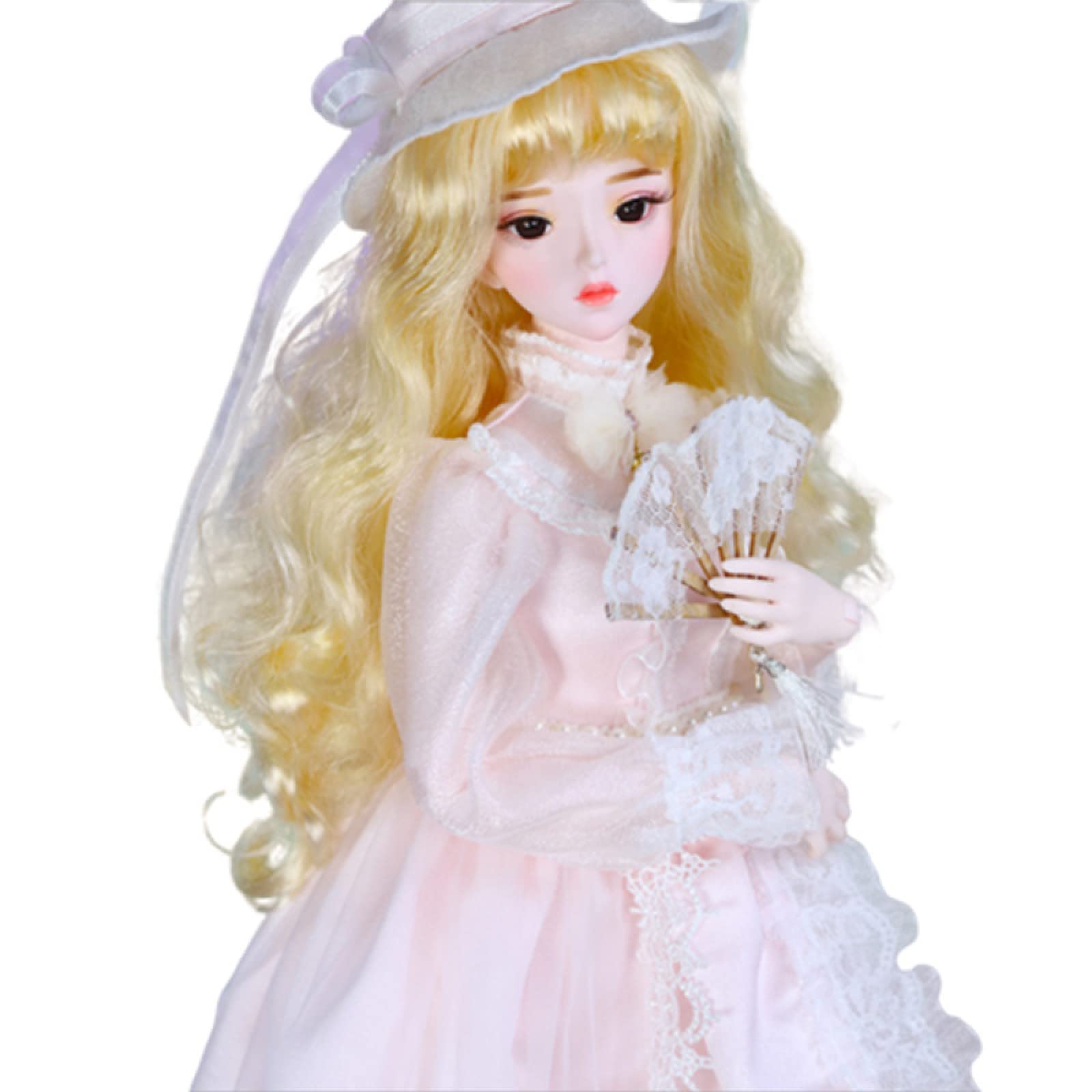 1/3-24 Inch BJD Handmade Dolls with Clothes, Shoes, Wig & Makeup Kit - DIY Jointed Doll Toys for Collectors & Gift Giving - Perfect for Christmas, Birthday, Cosplay & Home Decoration