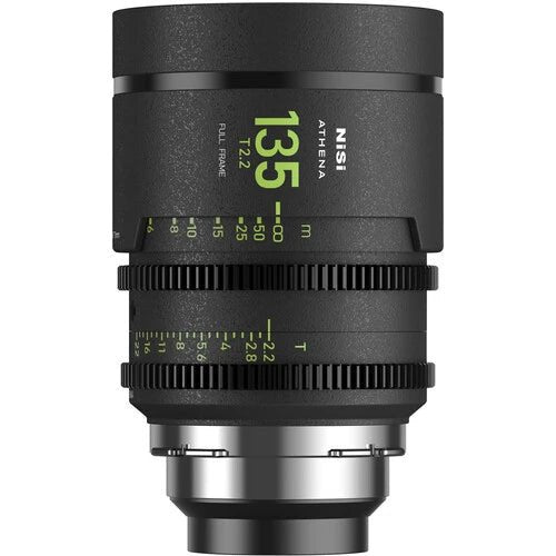 NiSi ATHENA PRIME 135mm T2.2 Full Frame Cine Lens for Professional Filmmaking - Perfect for Cinematic Portraits, Product Shots & Low Light Videography